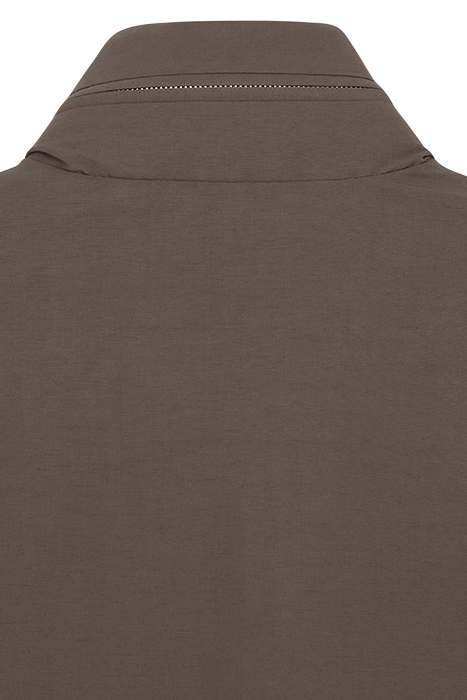 MENS ZIP FRONT JACKET DARK TAUPE 7