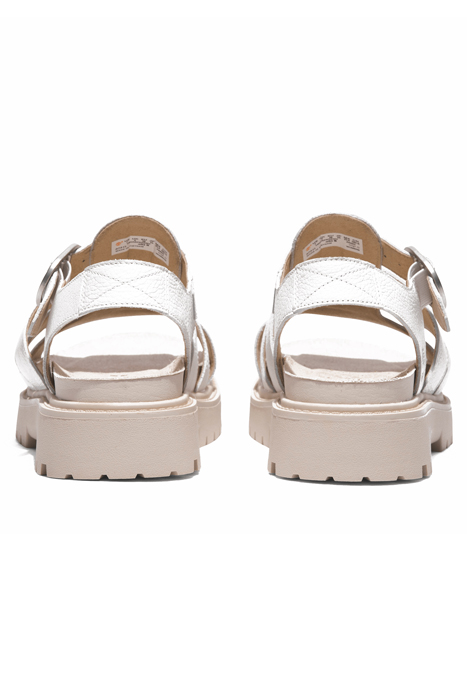 CLAIREMONT WAY FISHERMAN SANDAL WHITE FULL GRAIN 4