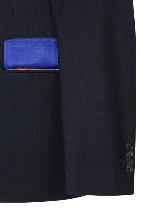 GENTS TAILORED FIT 2 BTN JACKET VERY DARK NAVY 4