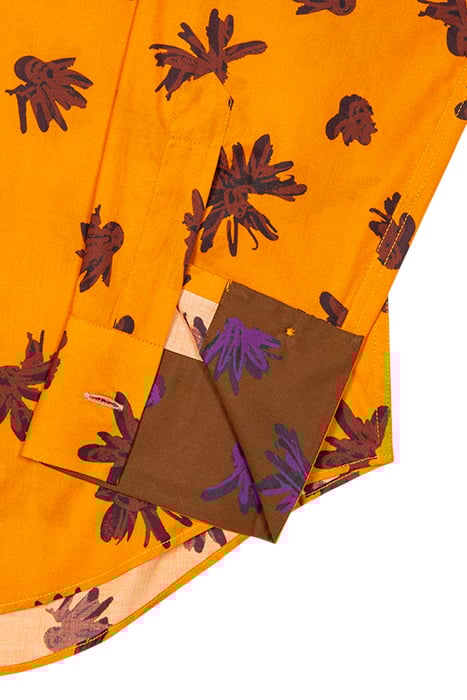 MENS S/C TAILORED FIT SHIRT ORANGE 3