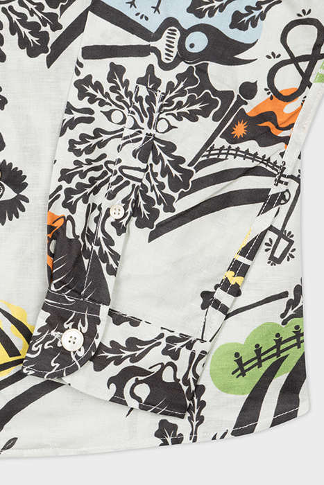 MENS LS REGULAR FIT SHIRT OFF WHITE 3