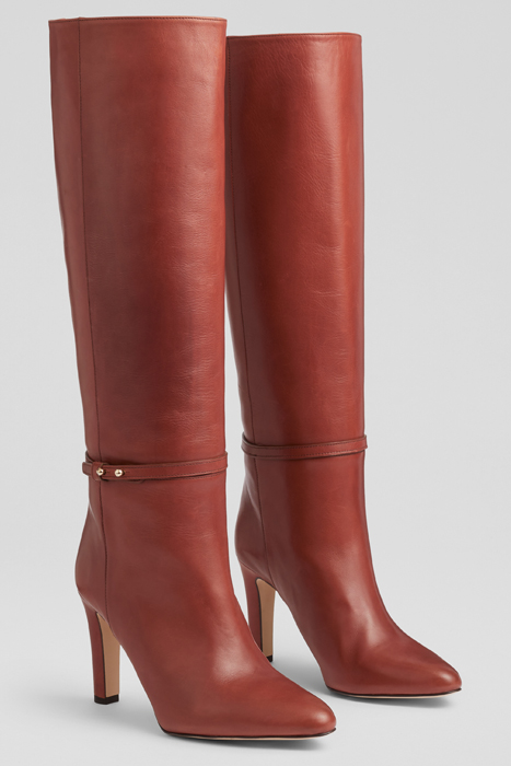 CATERINA STILETTO BOOTS LIGHT BROWN 5