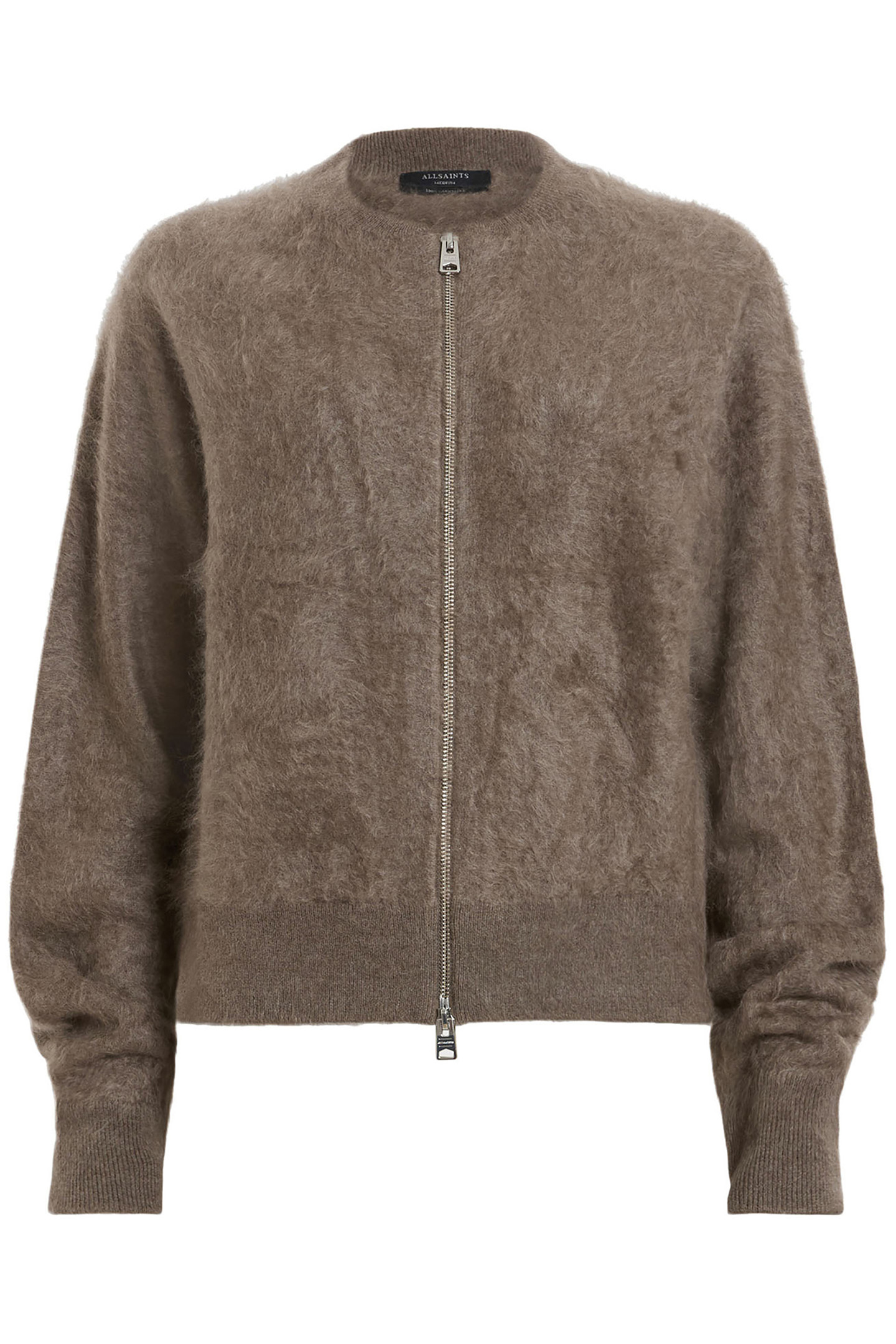 REBEL ZIP CARDIGAN WALNUT BROWN 4