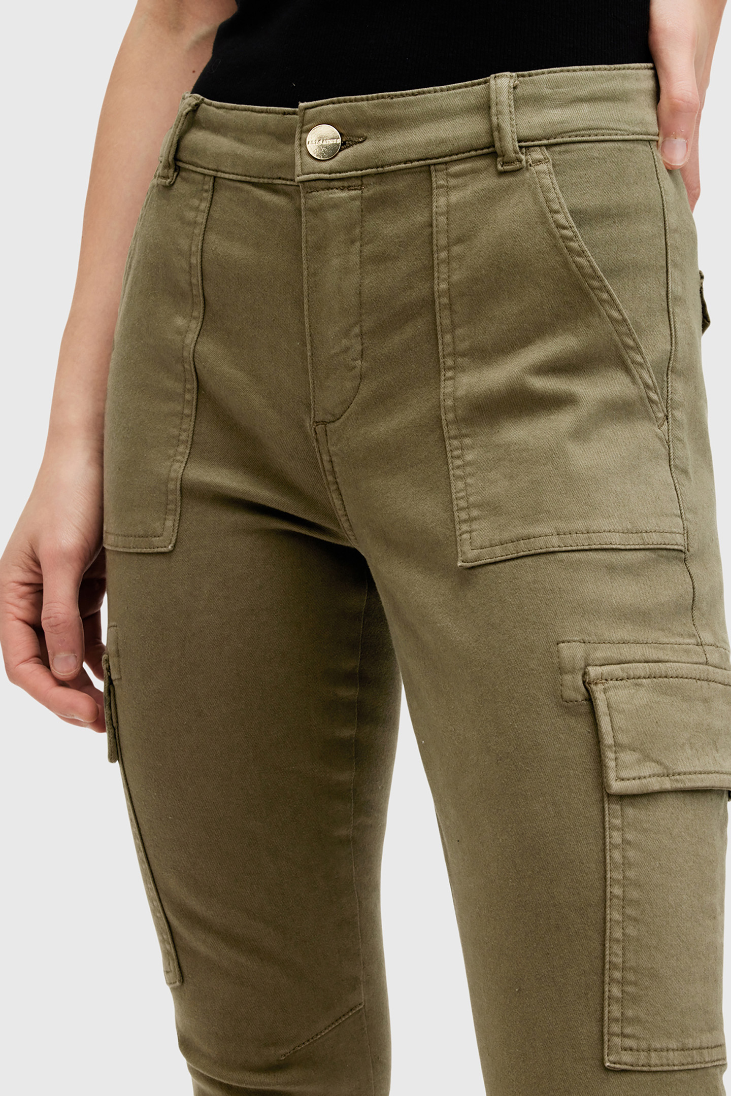 DURAN SKINNY CARGO KHAKI GREEN 9
