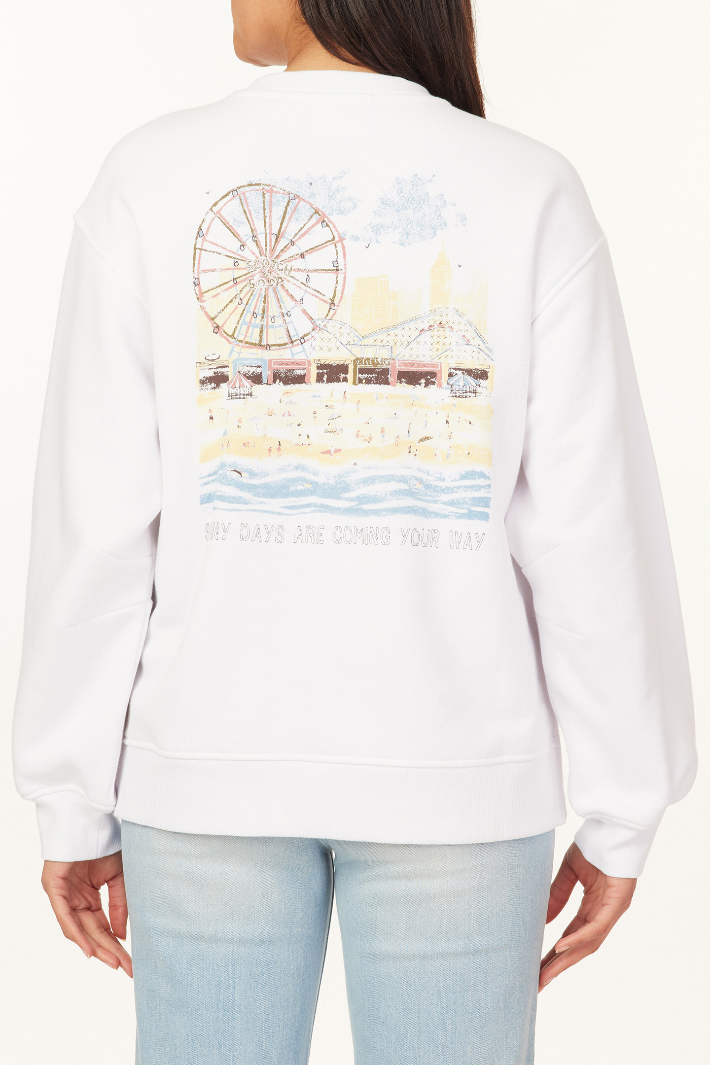 SWEATSHIRT BRIGHT WHITE 2