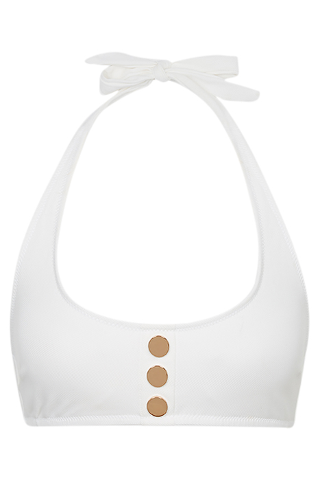 IRIS-HALTERNECK BIKINI TOP WHITE 2