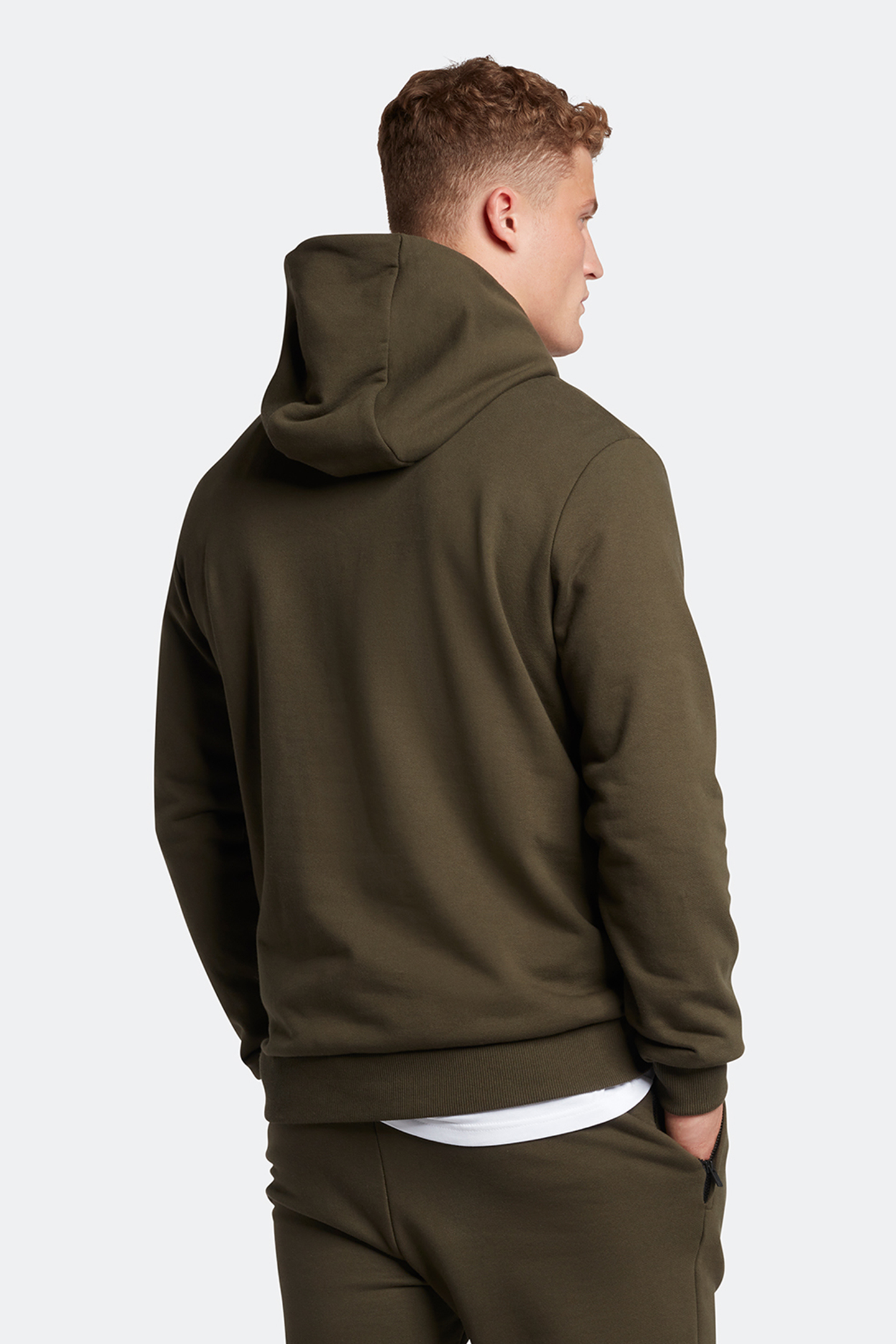 CASUALS HOODIE OLIVE 2
