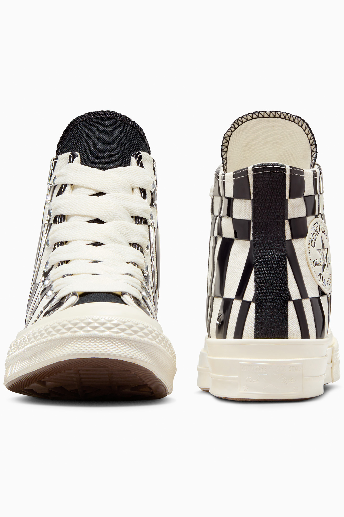 CHUCK 70 CHECKERED EGRET/BLACK/EGRET 2