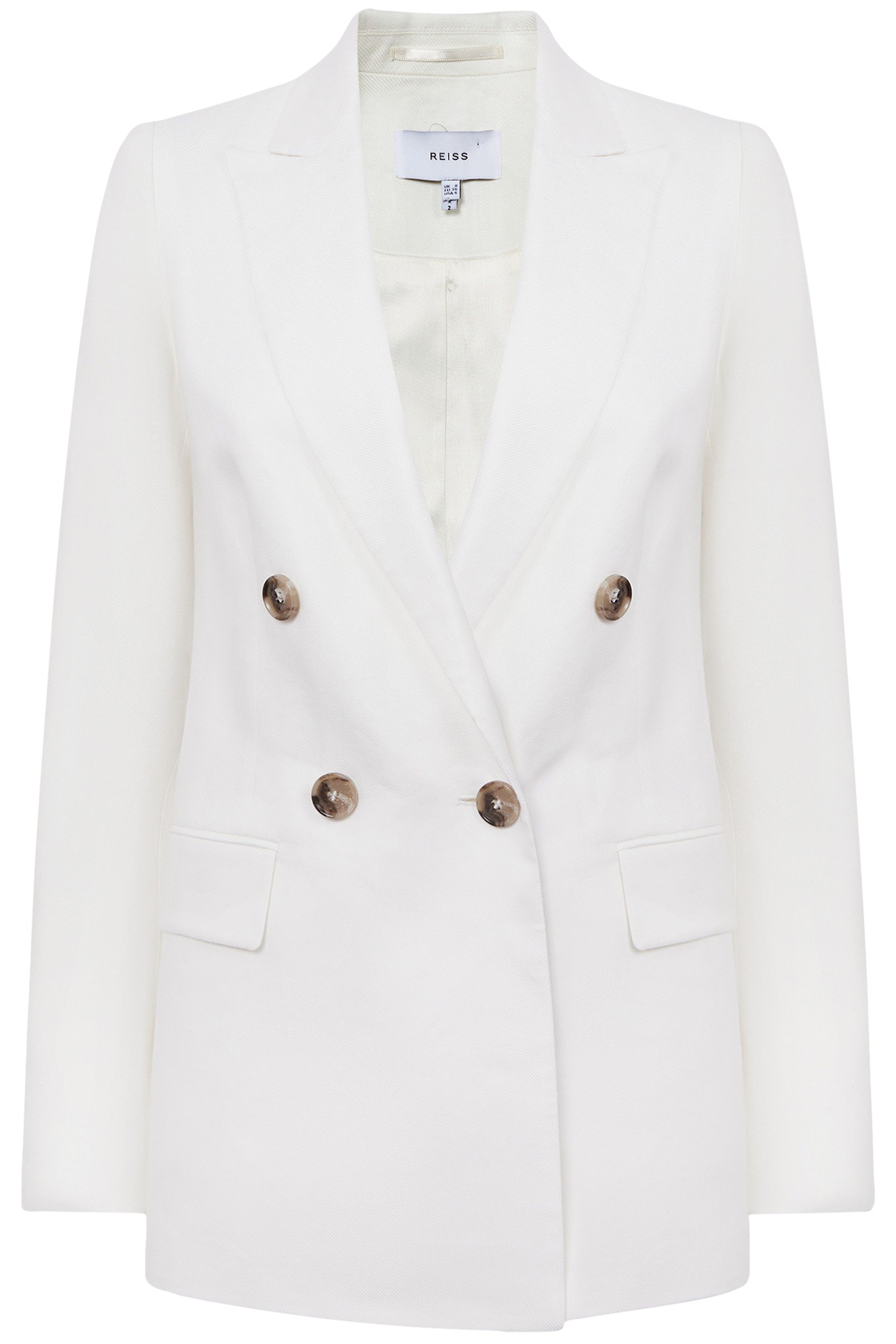 HOLLIE-DB LINEN BLAZER WHITE 4