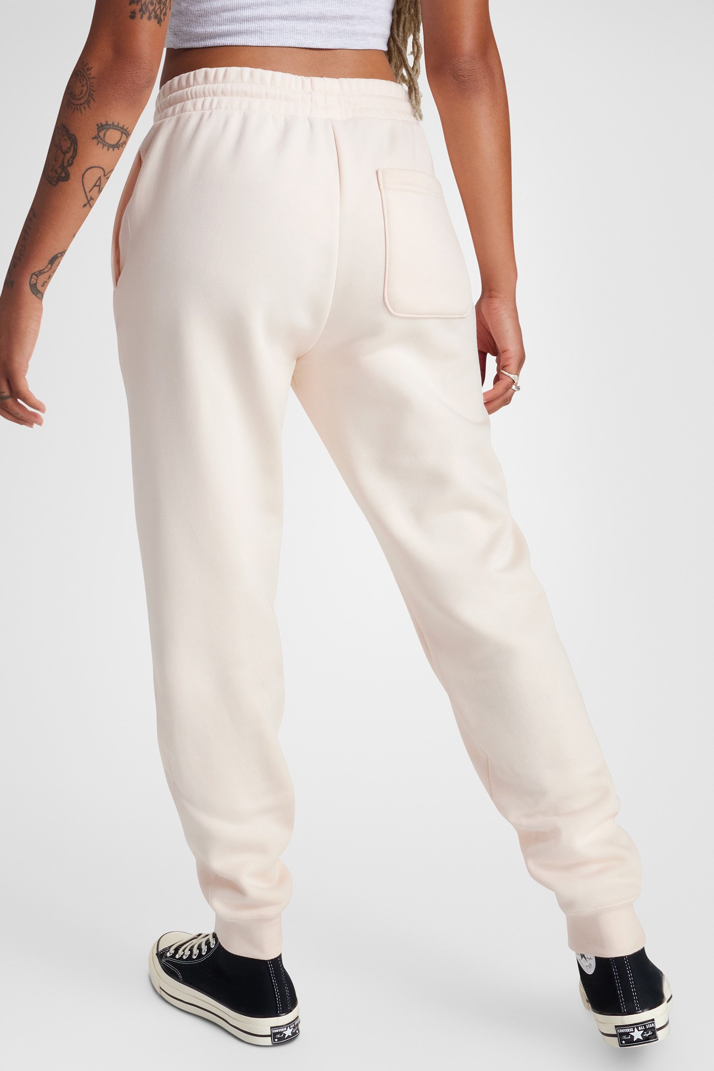 CONVERSE GO-TO EMBROIDERED STAR CHEVRON STANDARD-FIT FLEECE  2