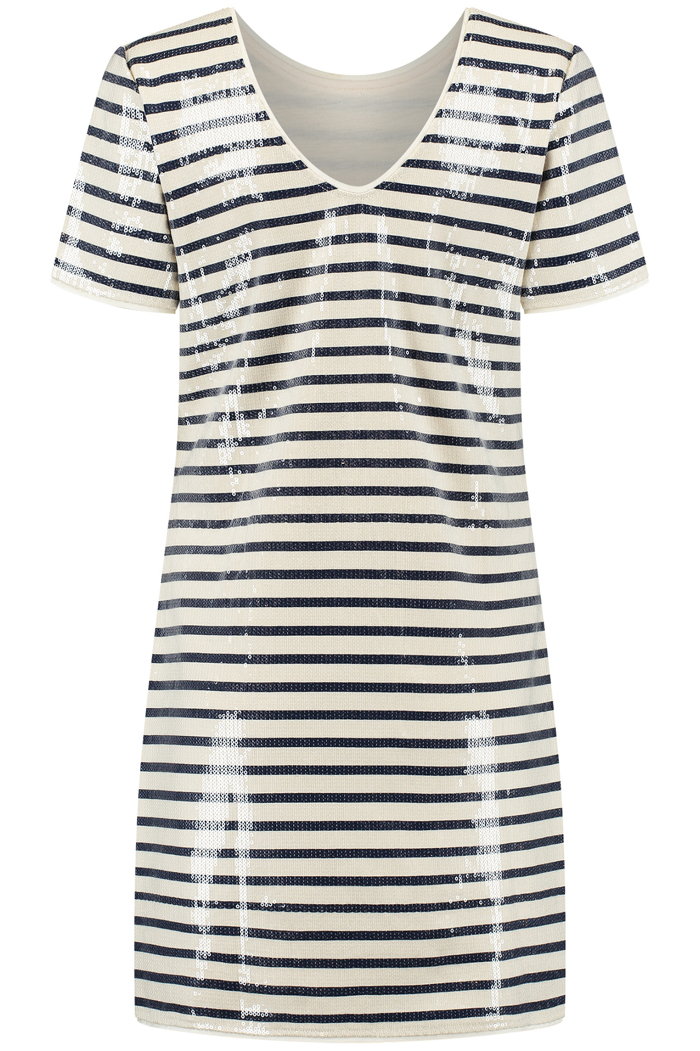 COLINE DRESS NAVY NIGHT/WHITE 3