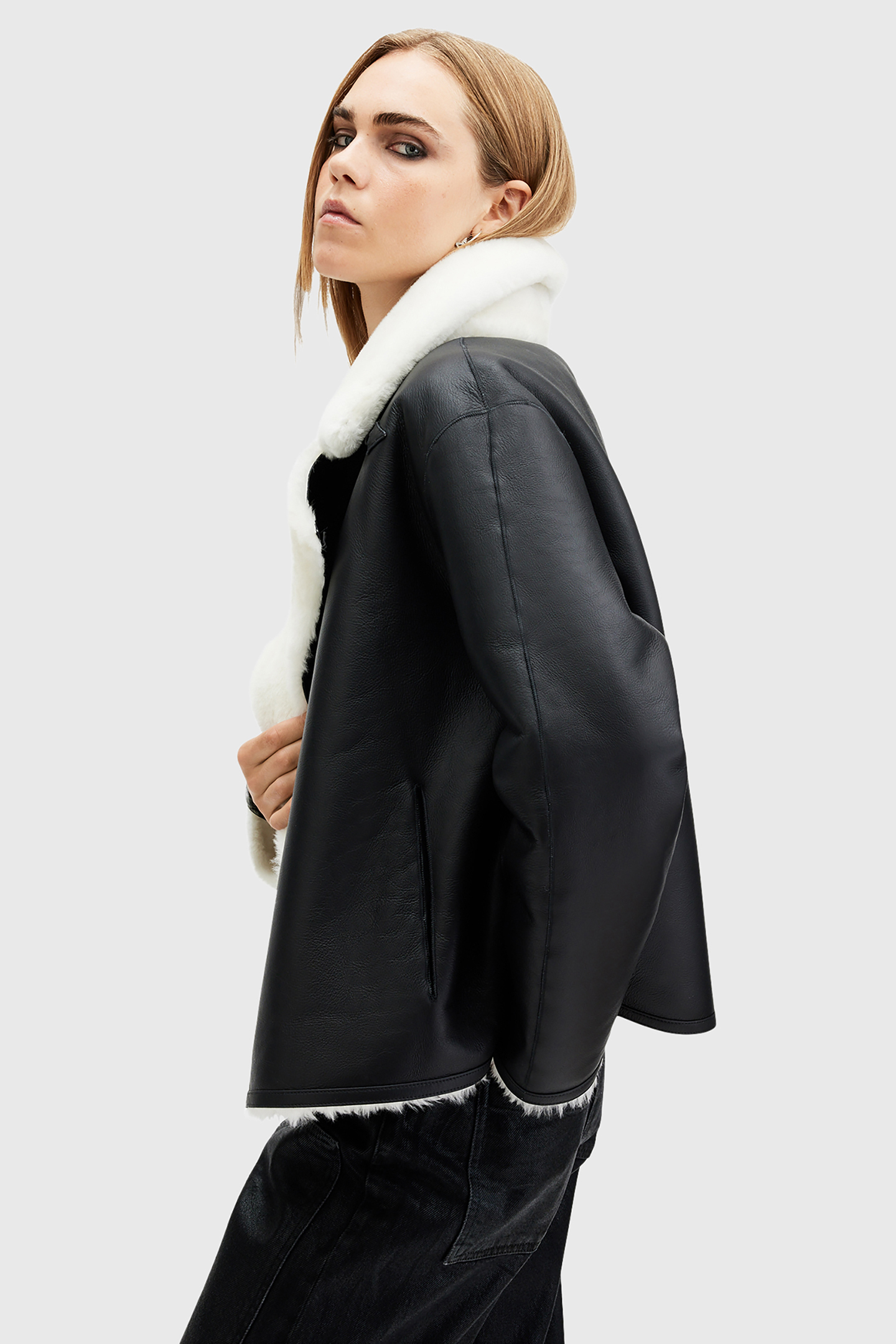 ANITA SHEARLING STONE WHITE 9