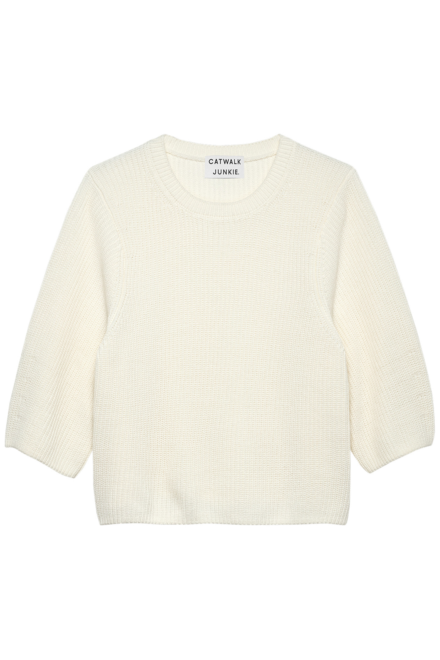 KNIT WITH SHORT SLEEVES EGRET 4