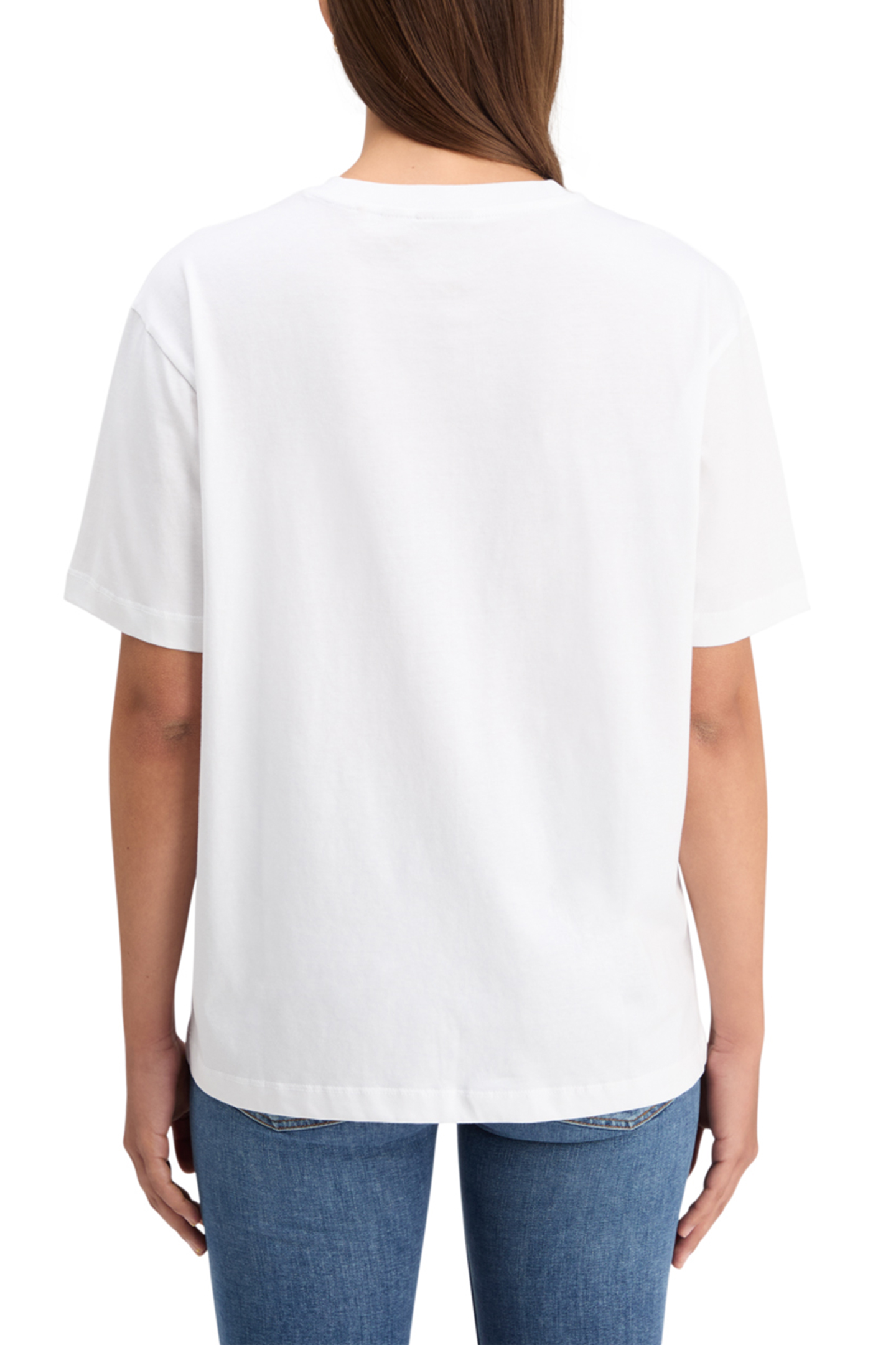 CHEST ARTWORK LOOSE FIT T-SHIRT WHITE 2