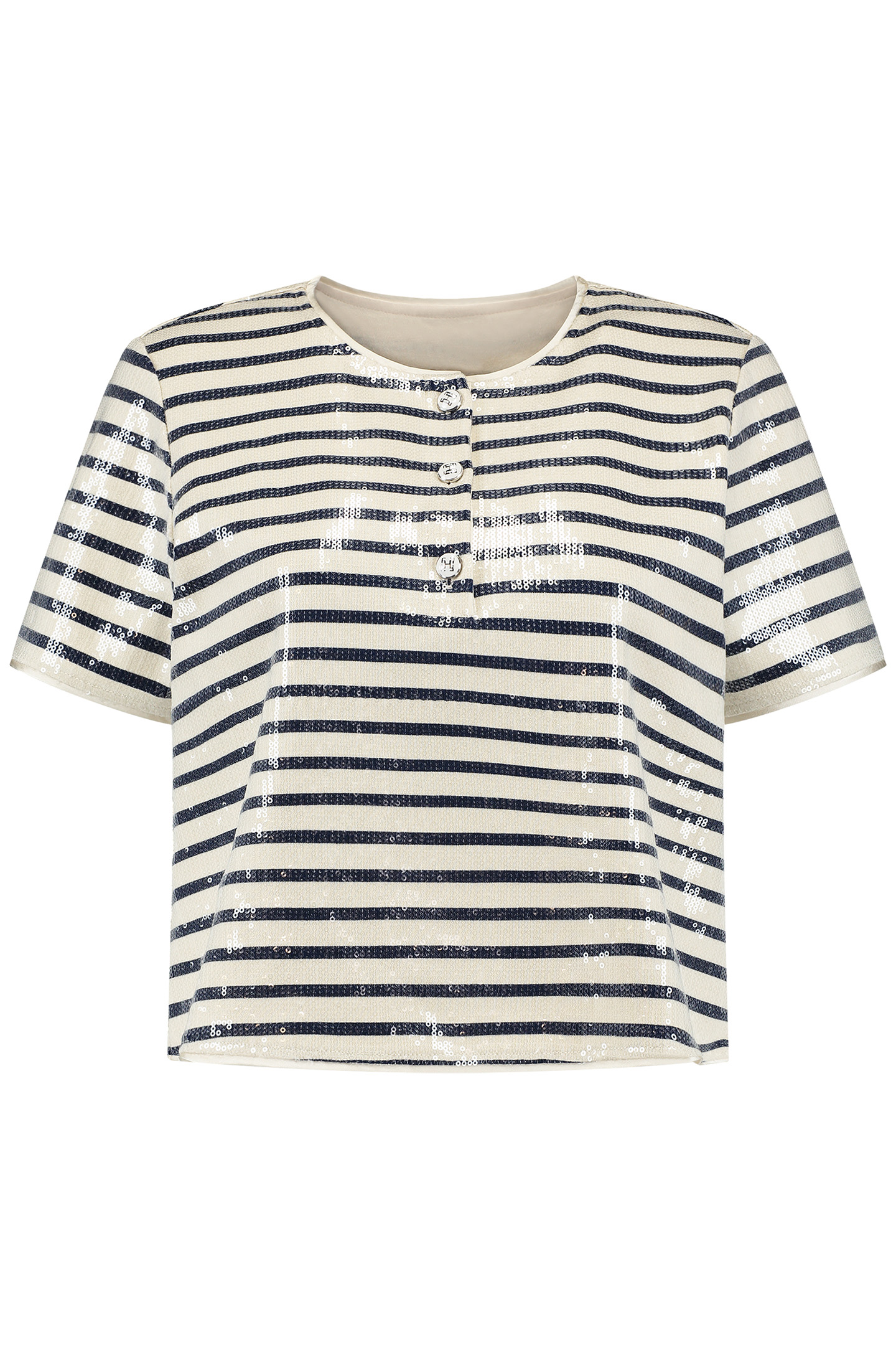 COLINE TOP NAVY NIGHT/WHITE 2