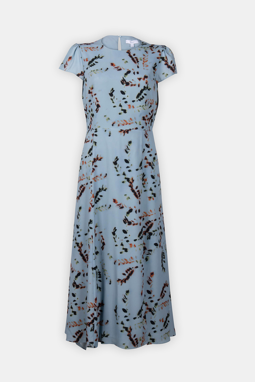 PRINTED MIDI DRESS SAGE 3