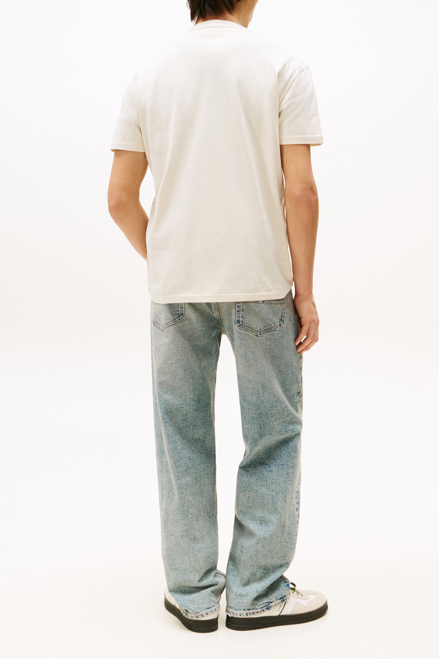 TJM REG LINEAR LOGO RELAXED FIT T-SHIRT, DESERT SAND DUNE 3