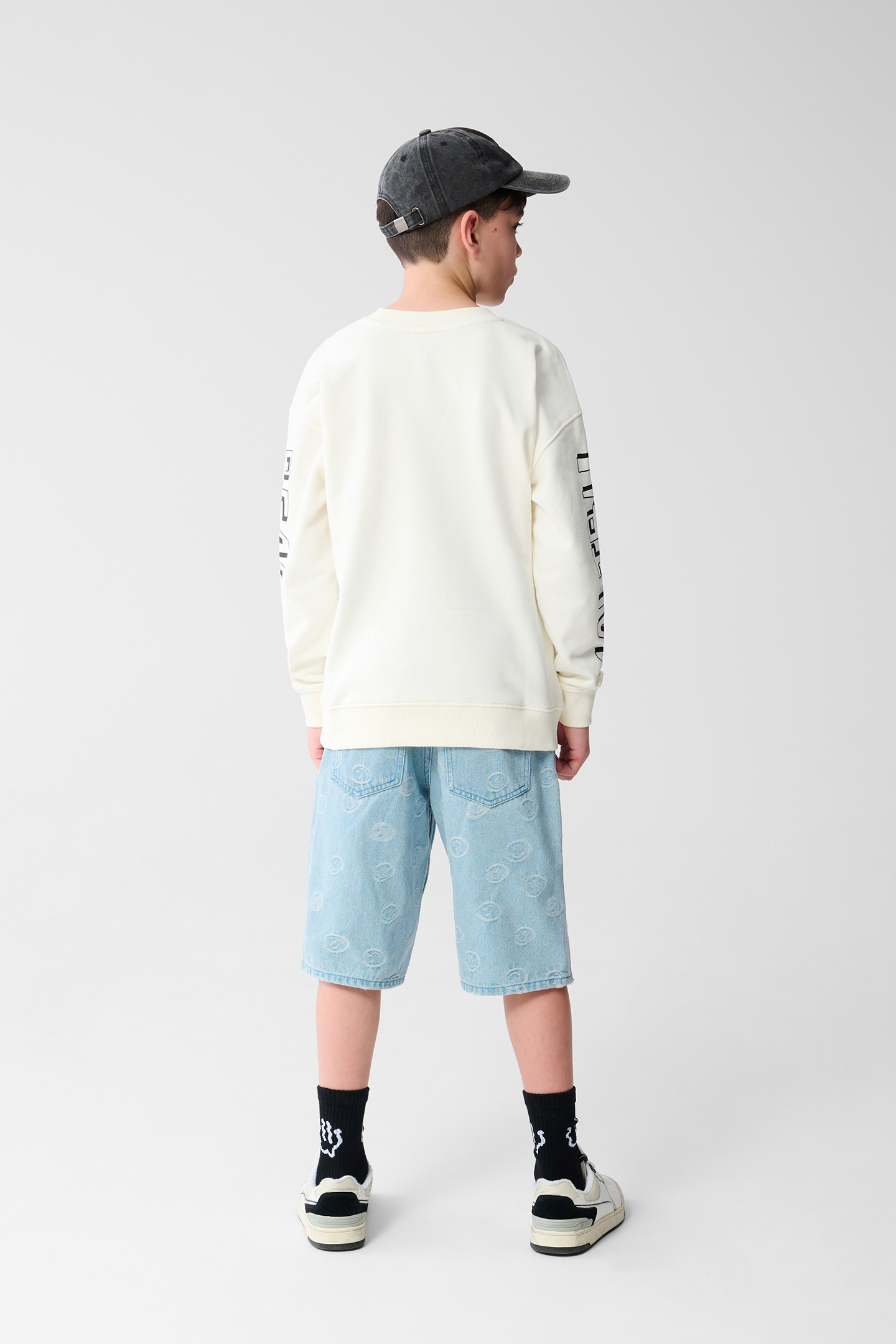 BOYS BAM-SBWAVE SWEAT OFFWHITE 2