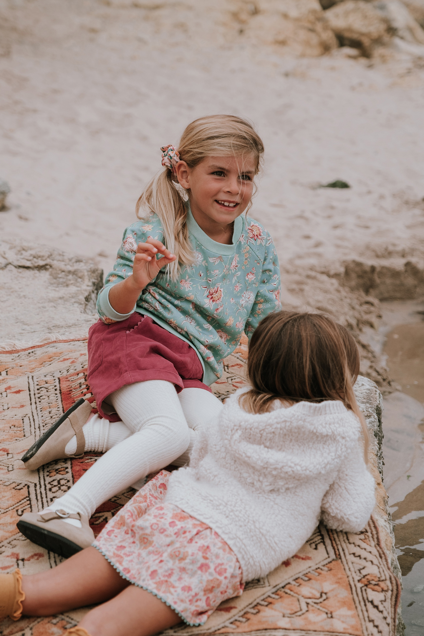 SWEATSHIRT KYRA BLUE ROSA DAMASCENA 3