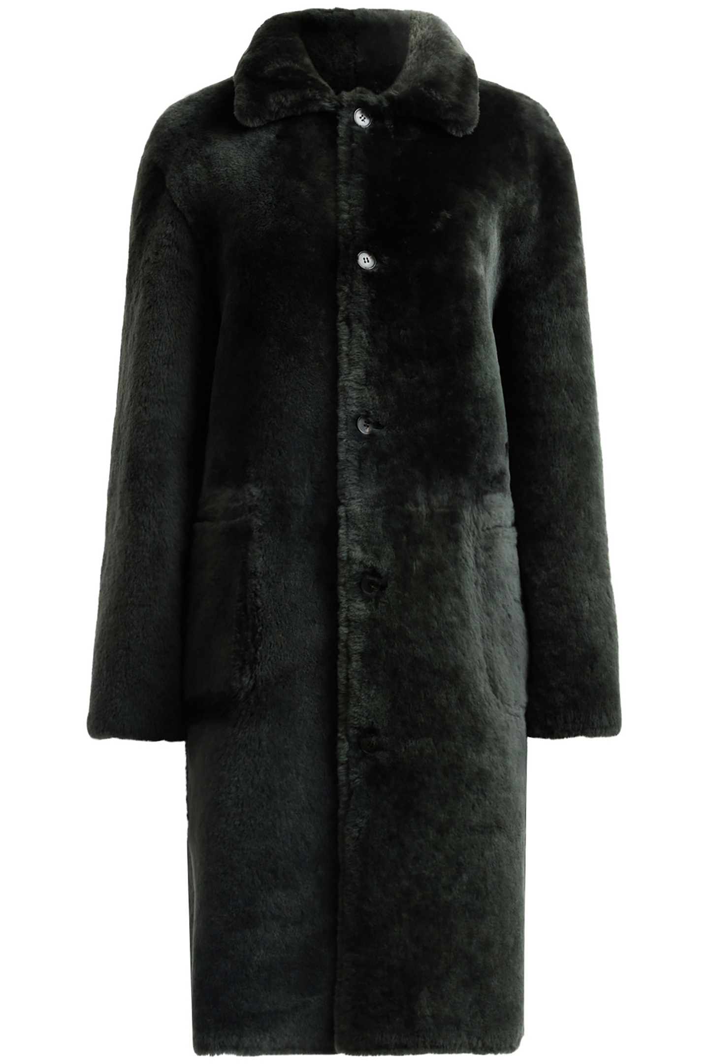 SERRA SHEARLING COAT SYCAMORE GREEN 4