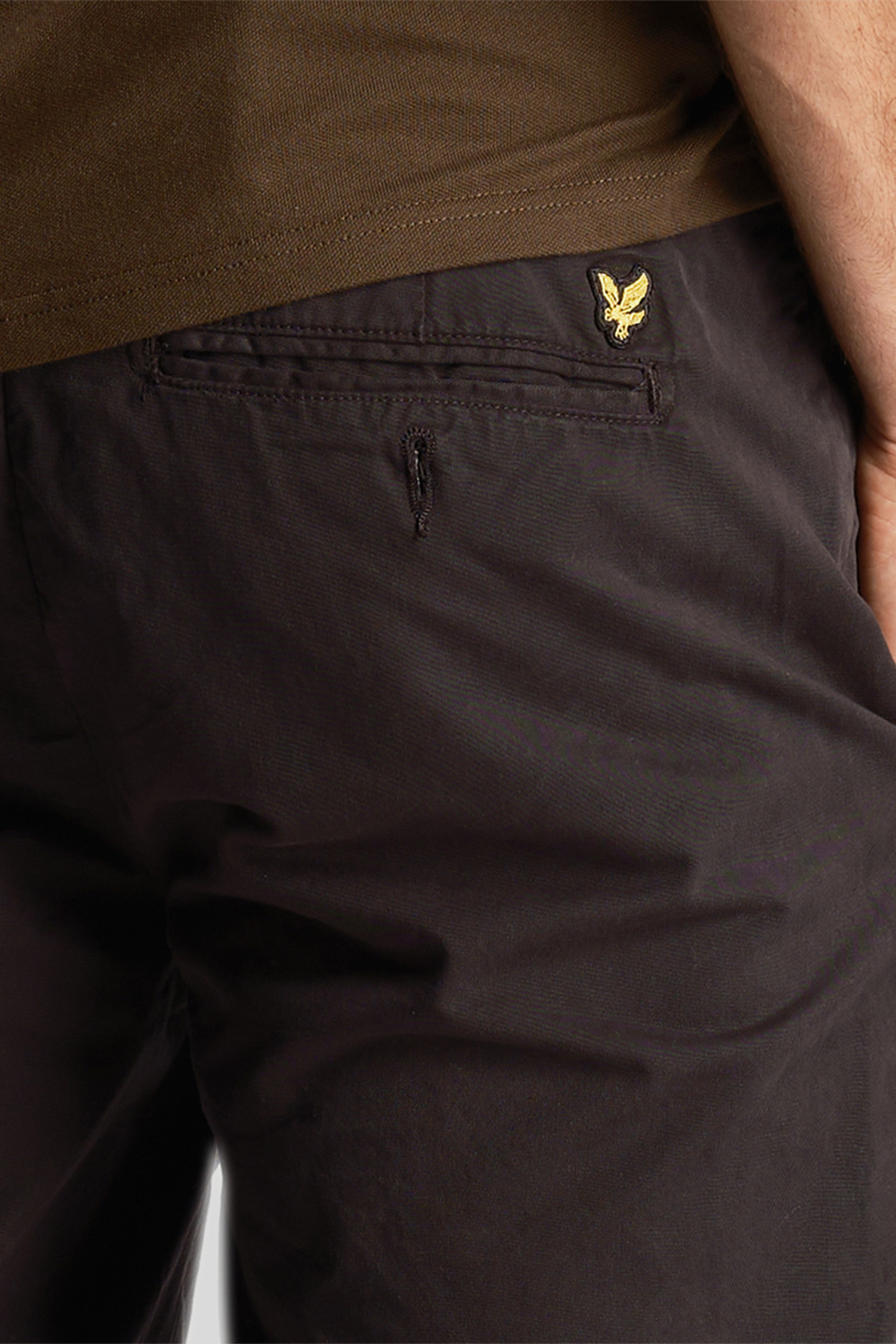 ANFIELD CHINO SHORT JET BLACK 5