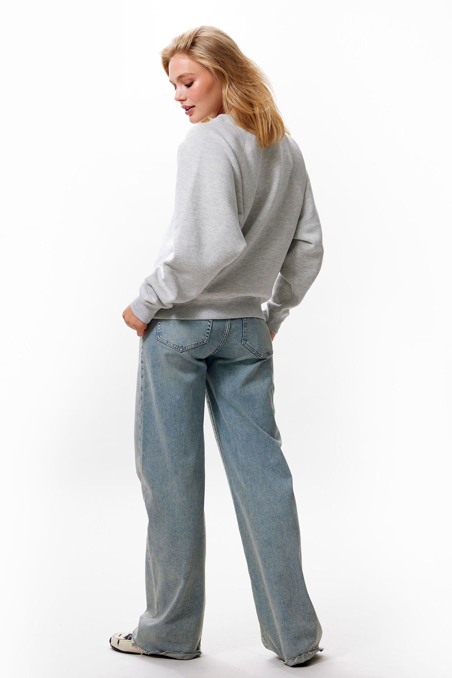 GRAPHIC SWEATER GREY MELANGE 3