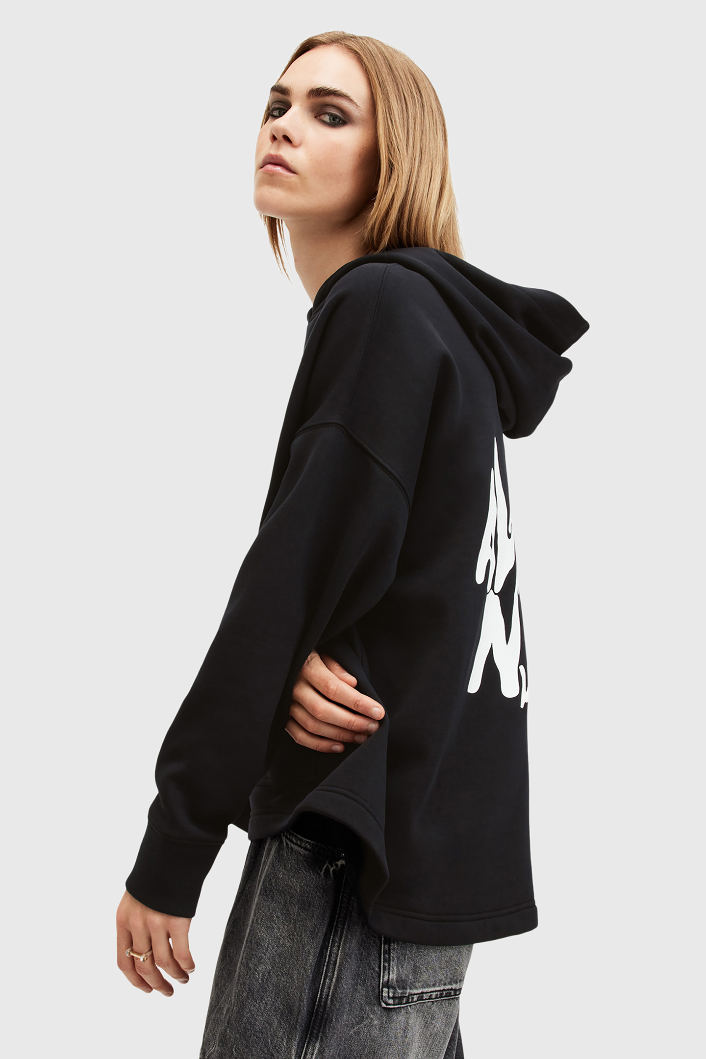 ORLANDO ETIE HOODY WASHED BLACK 5