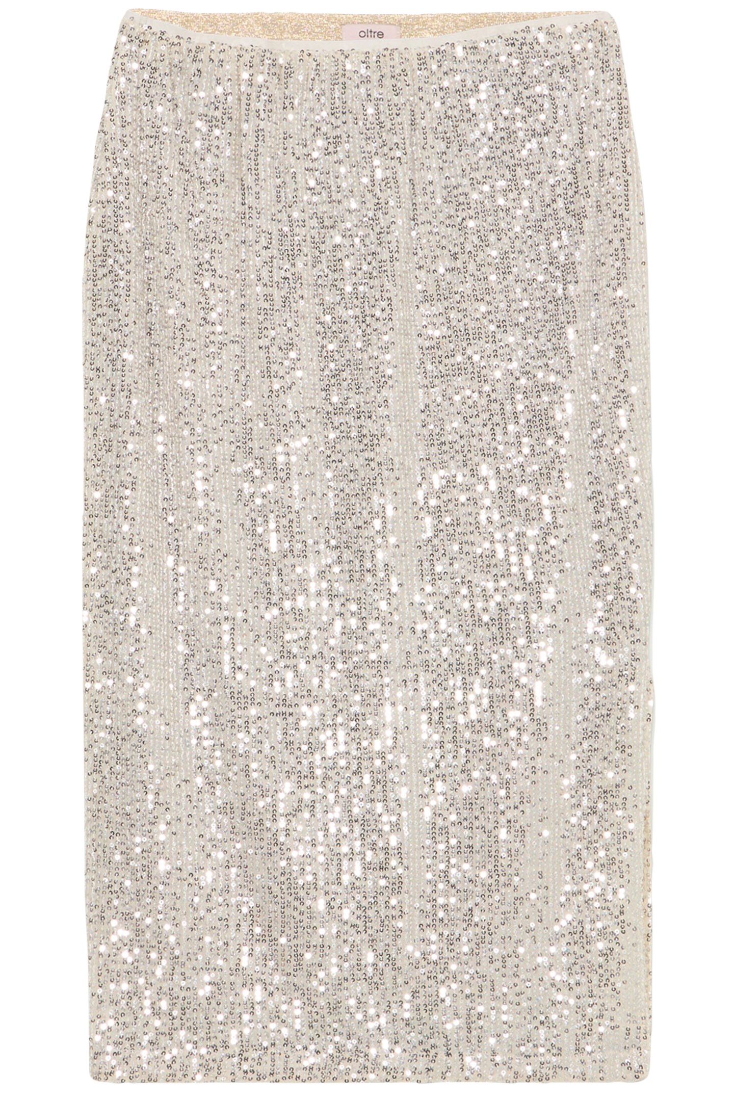 SEQUIN PENCIL SKIRT GREY 3