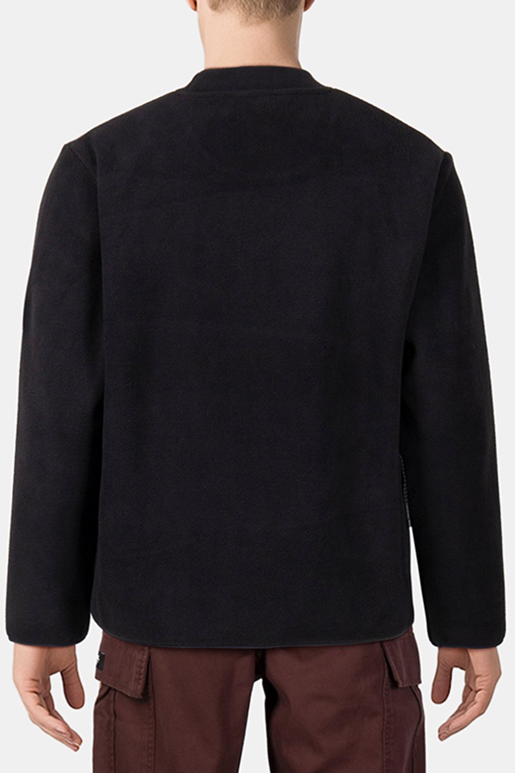 FLEECE CREW NECK T1 BLACK UNISEX 3