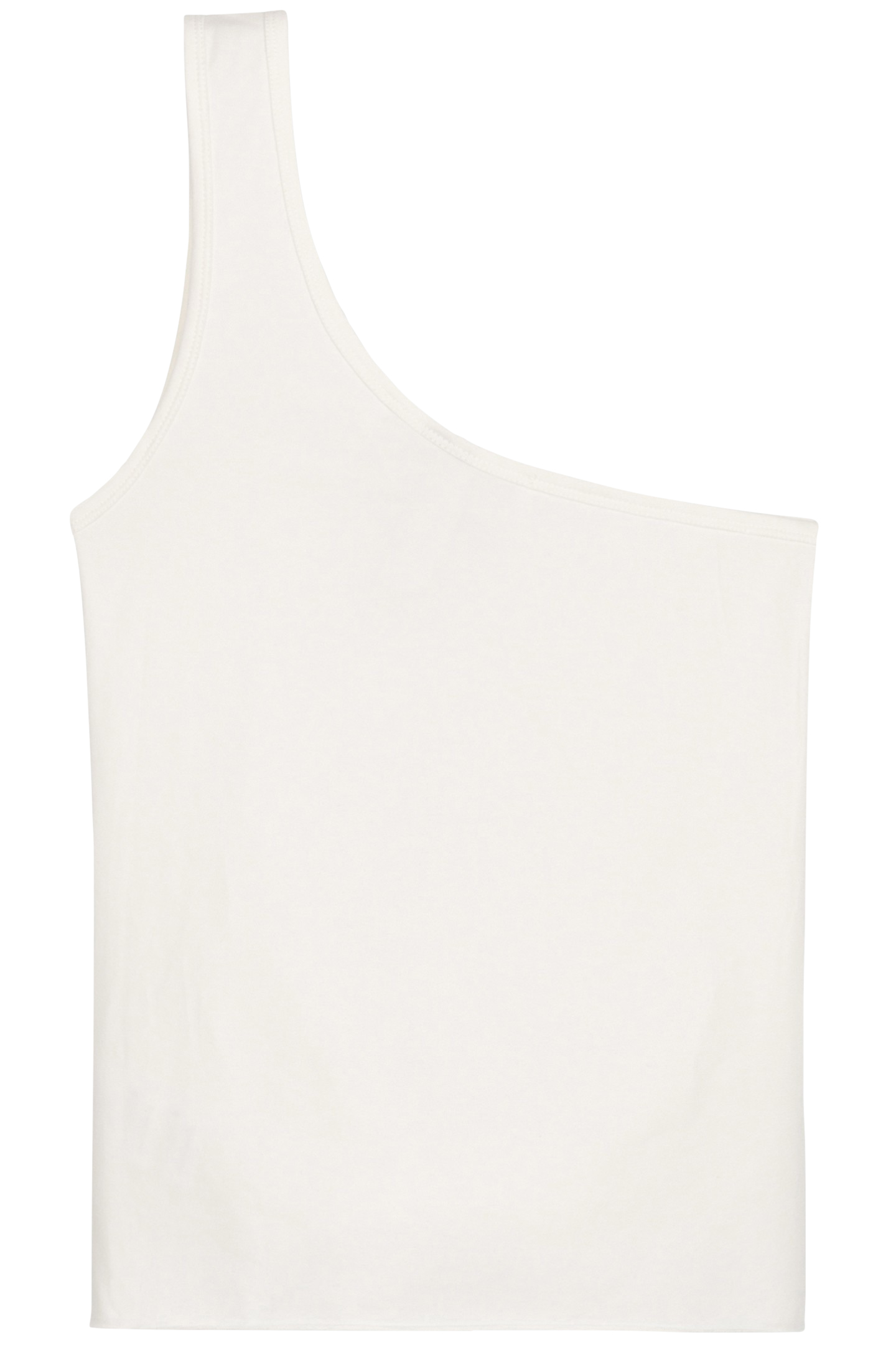ONE SHOULDER SMOCK TOP ECRU 5