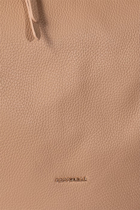 LARGE LEATHER SHOULDER BAG IN PINK 5