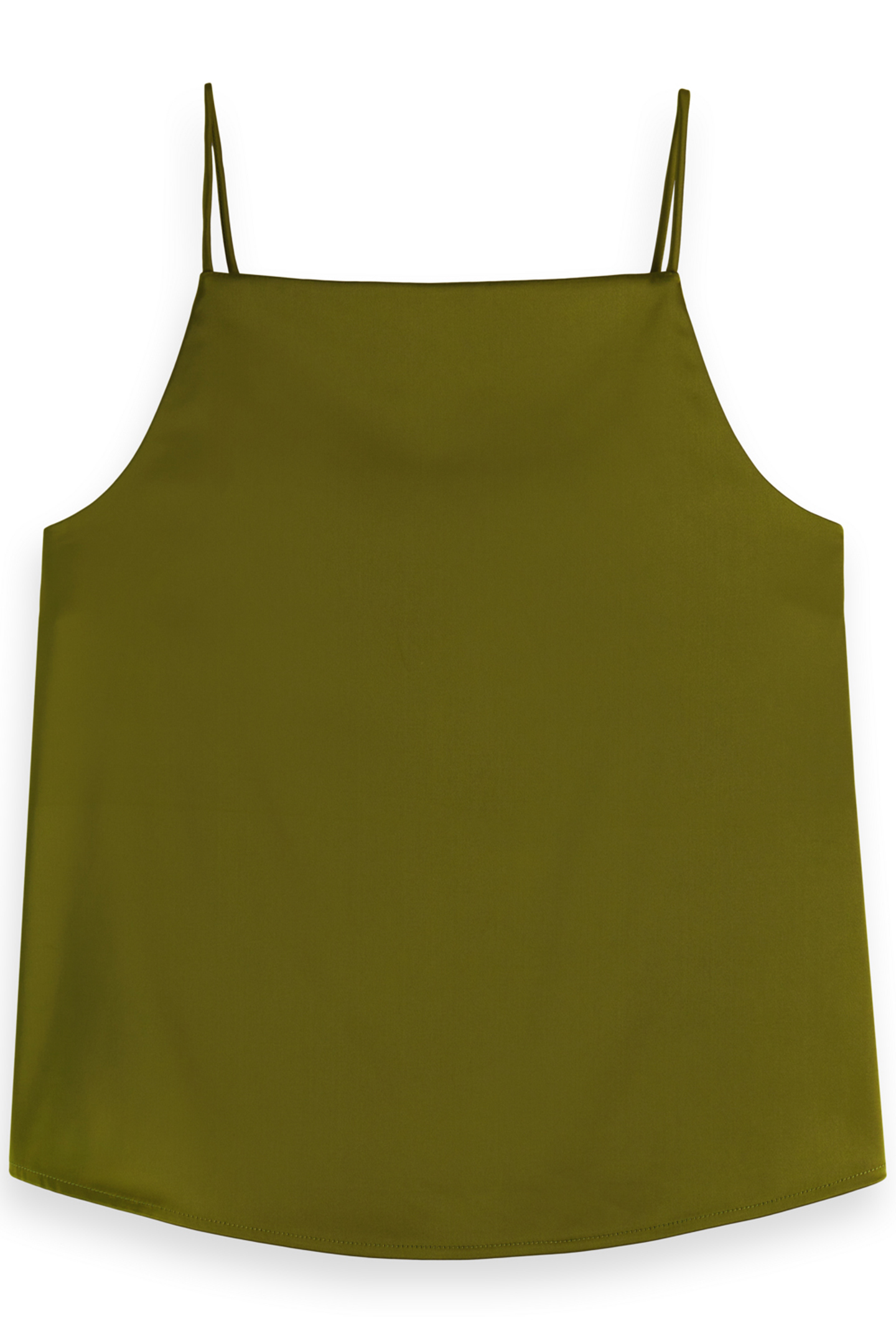 SATIN TANK TOP MOSS GREEN 2