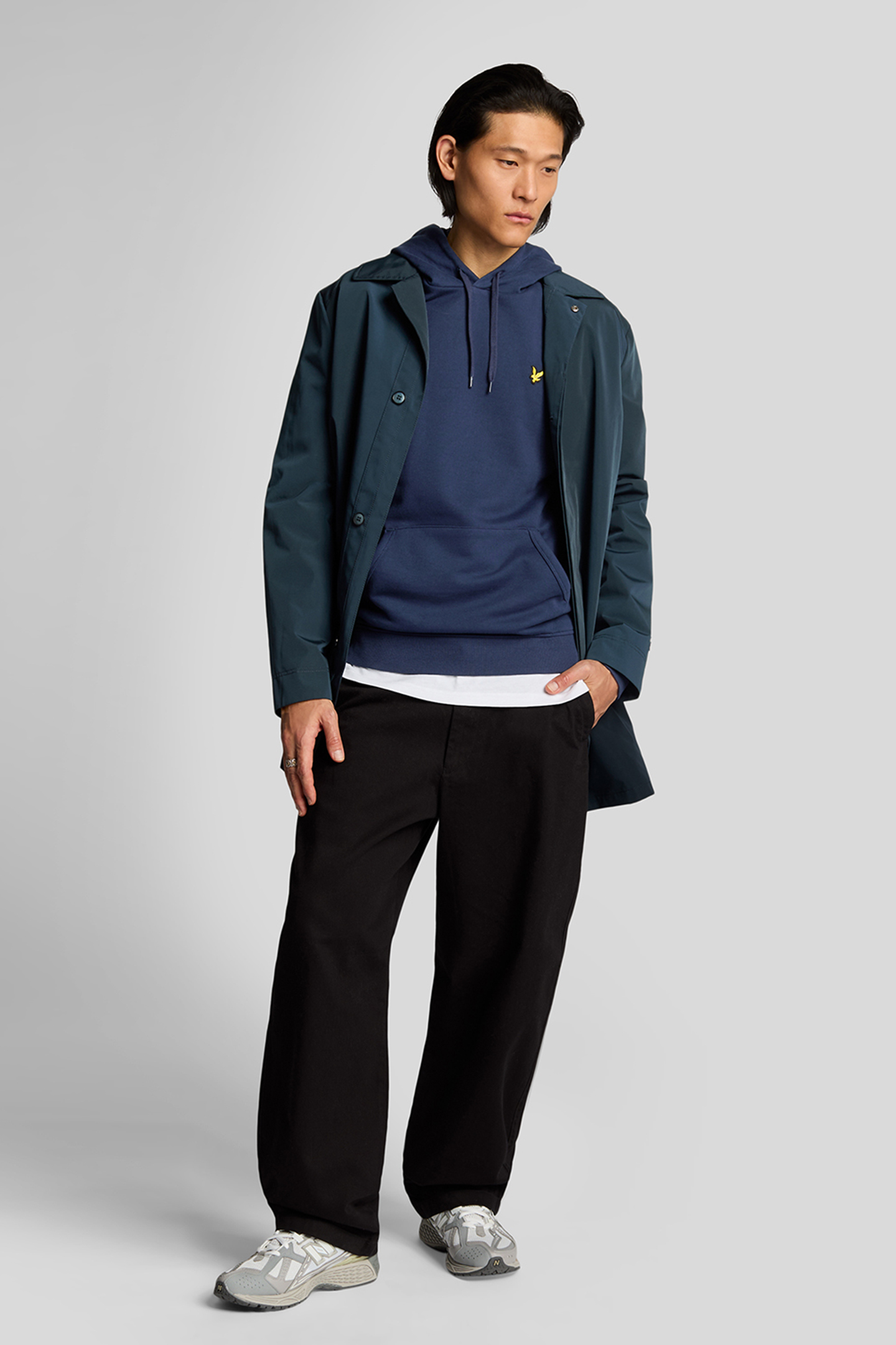 EAGLE HEAD PULLOVER HOODIE NAVY 3