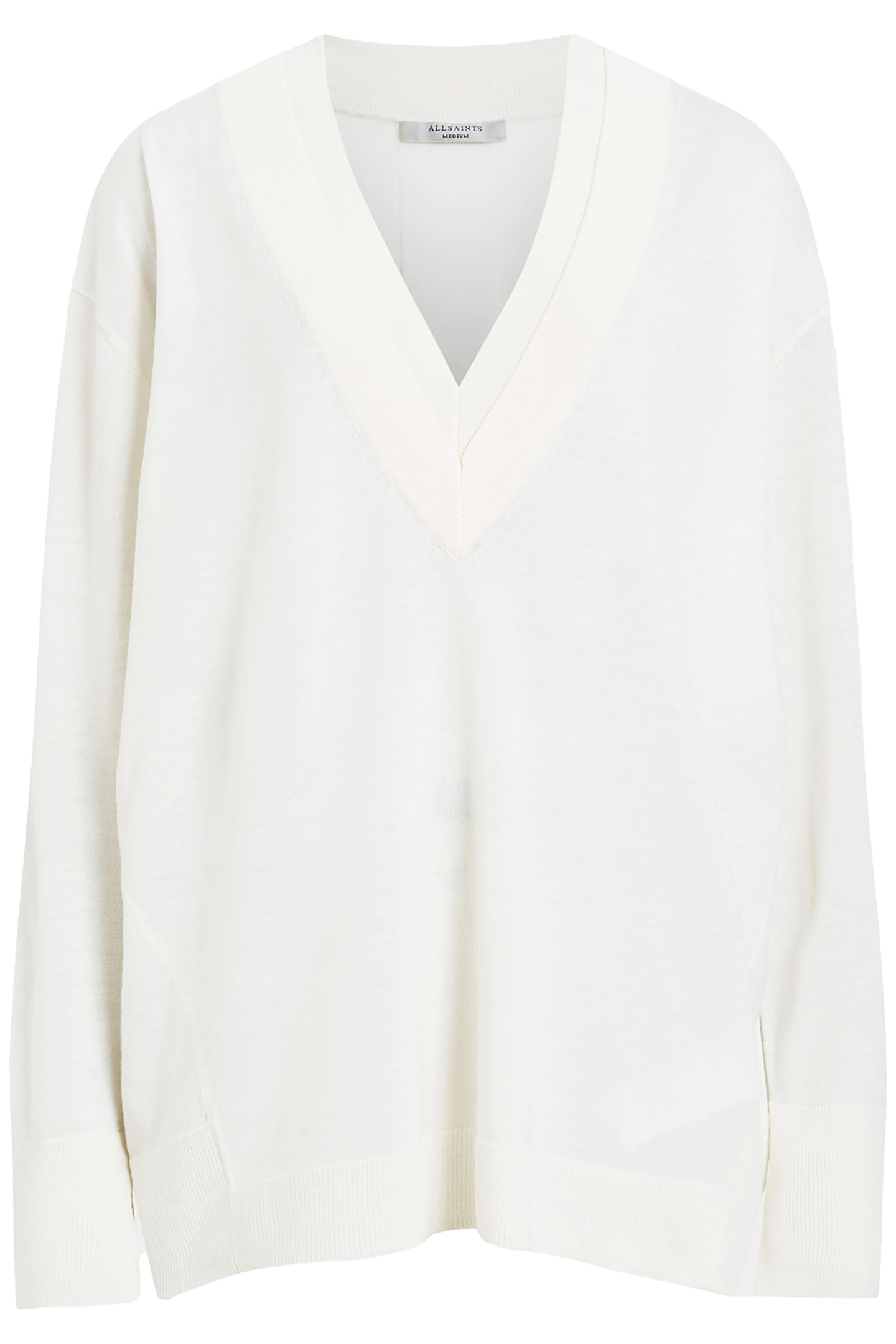 BERN V NECK CHALK WHITE 4