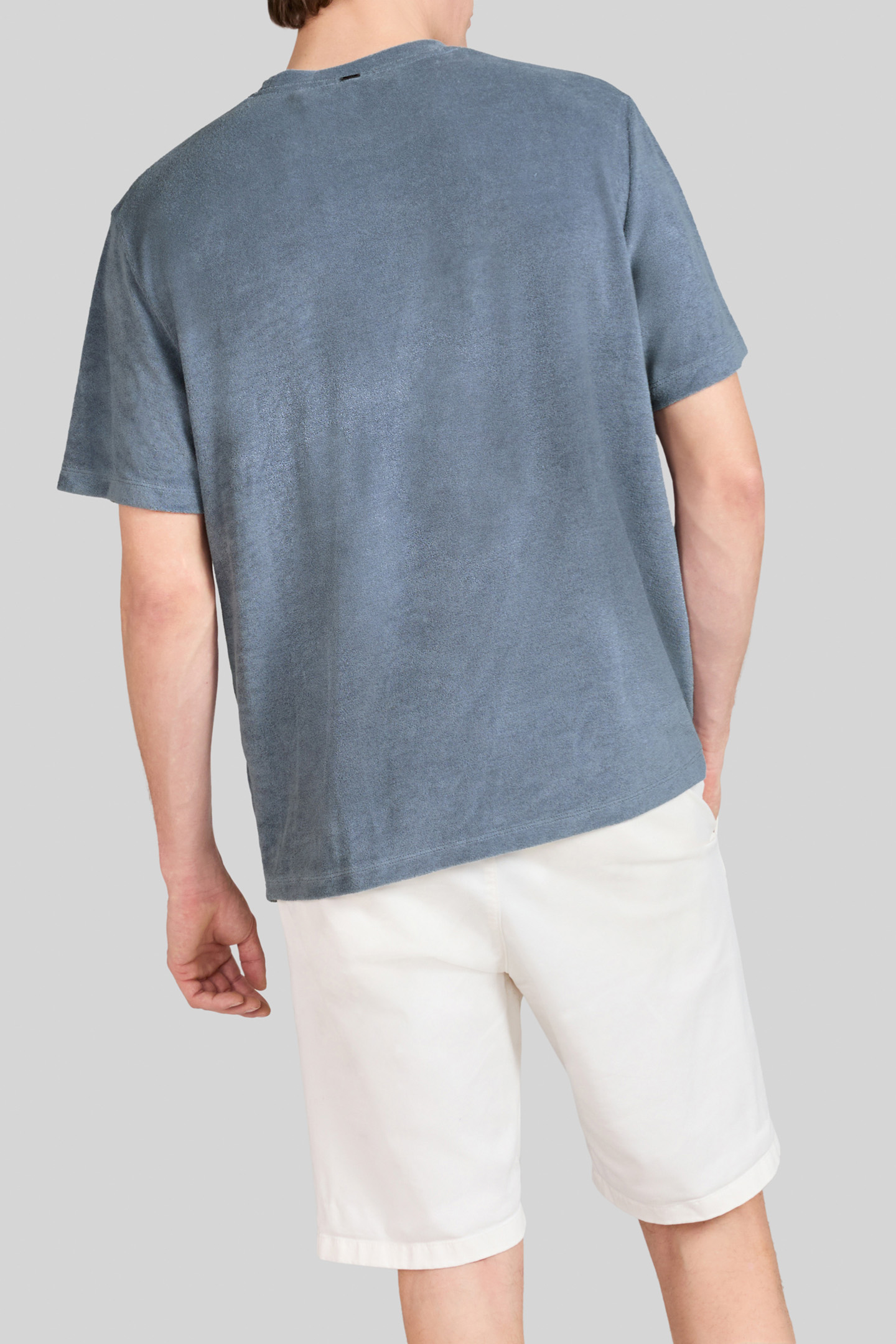 LIGHT BLUE TERRY T-SHIRT 2