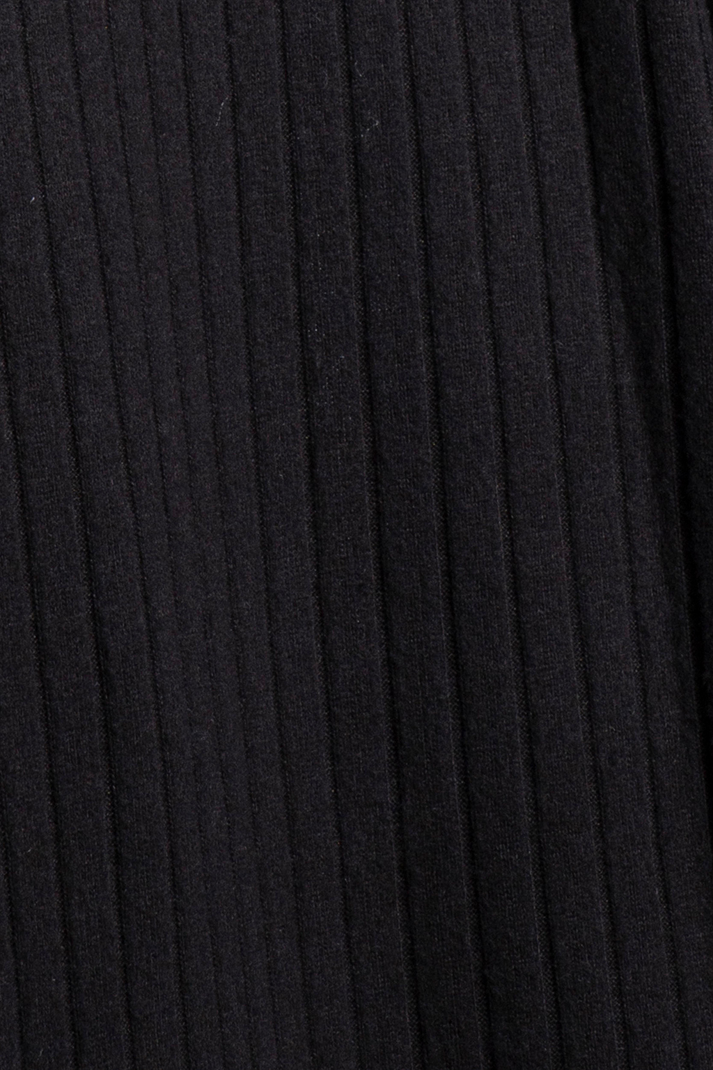 HIGH NECK RIBBED JUMPER BLACK 4