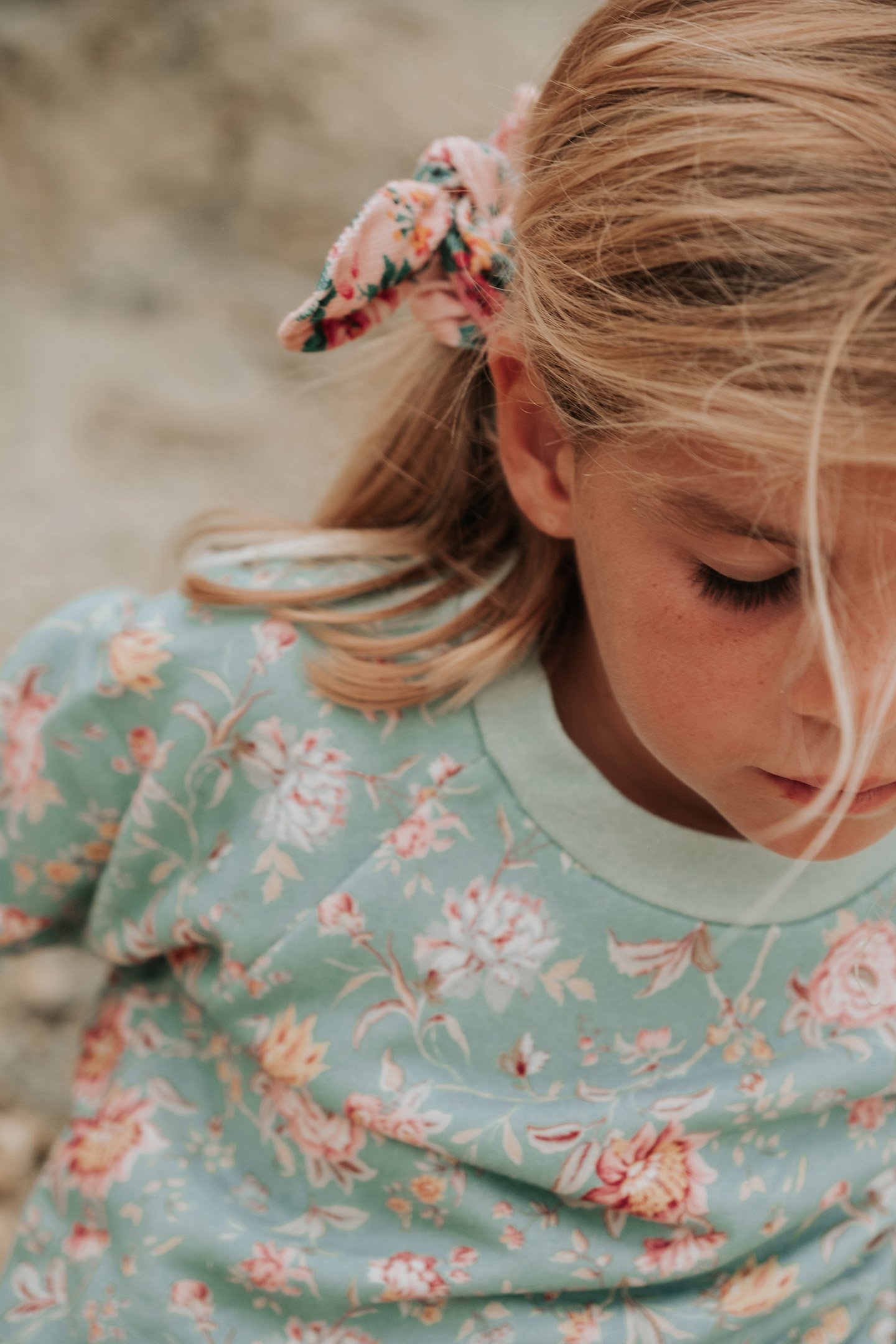 SWEATSHIRT KYRA BLUE ROSA DAMASCENA 4