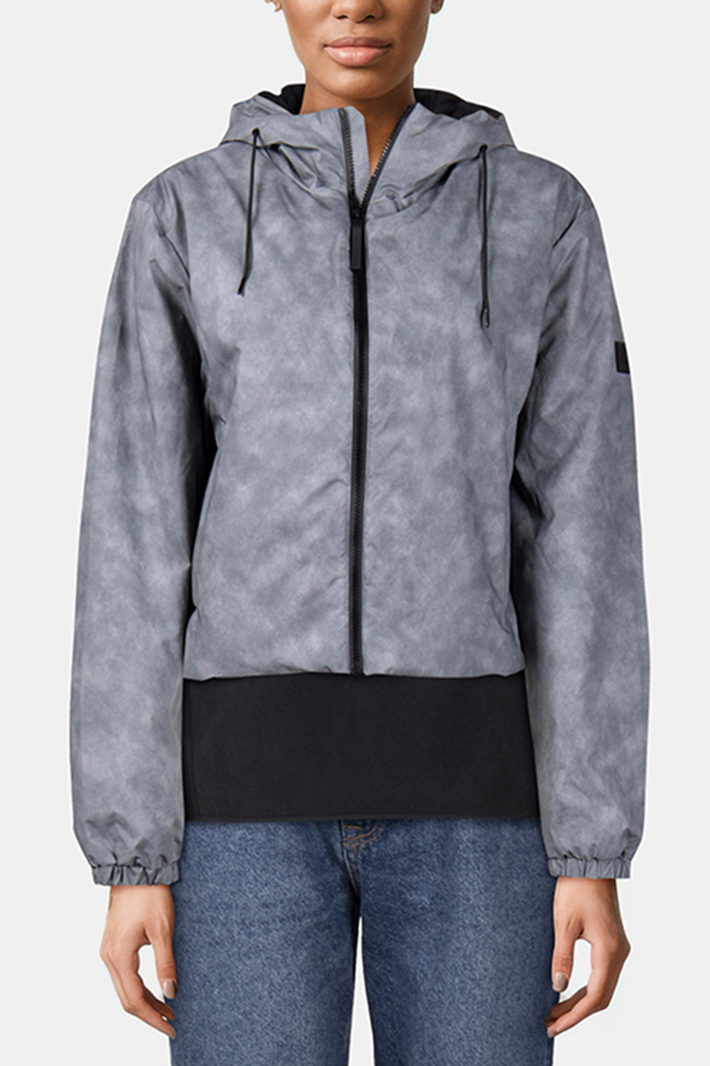 LOHJA SHORT INSULATED JACKET W3T1 DISTRESSED GREY UNISEX 2