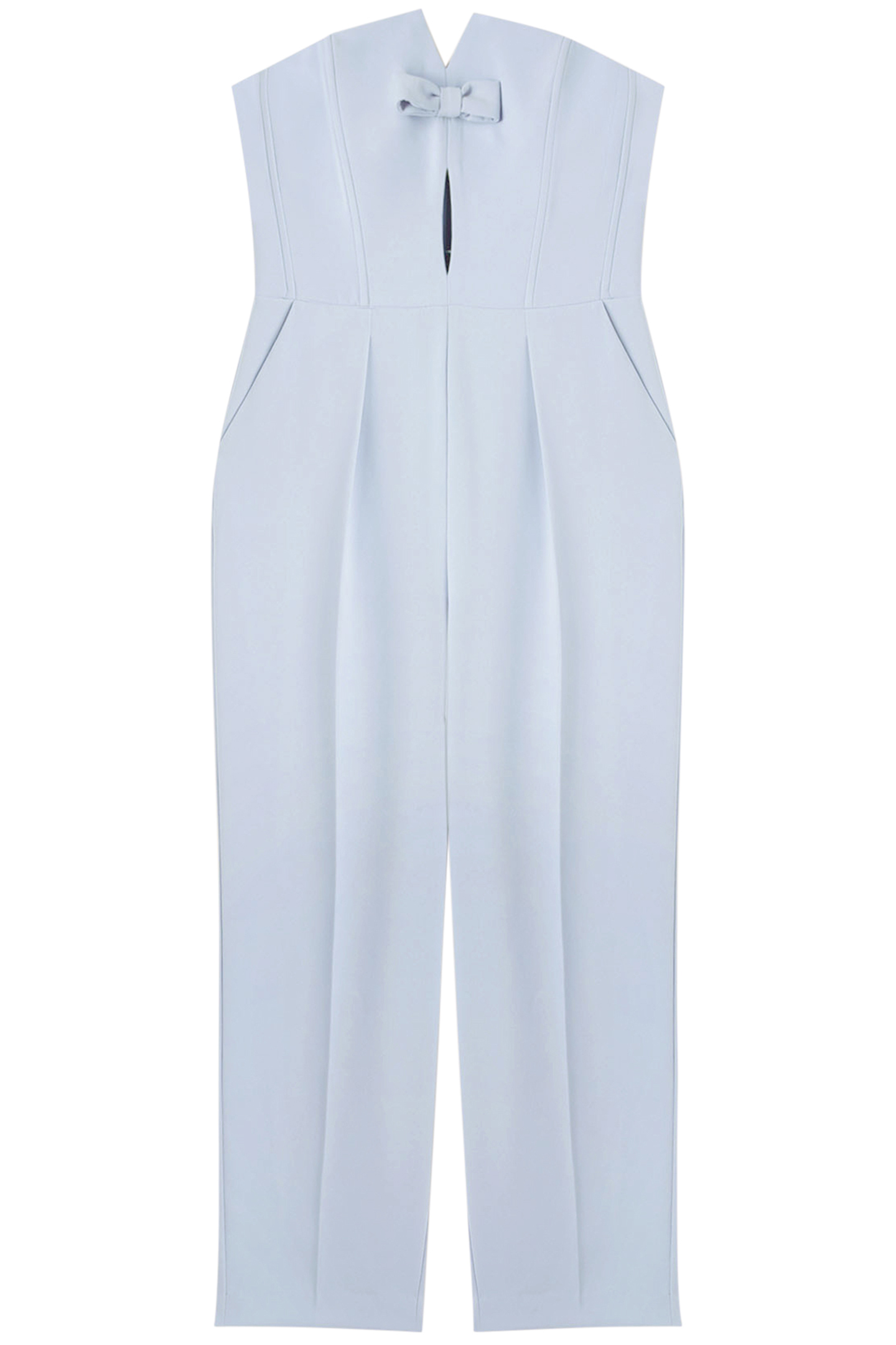 LONG BUSTIER JUMPSUIT WITH BOW LIGHT BLUE 3