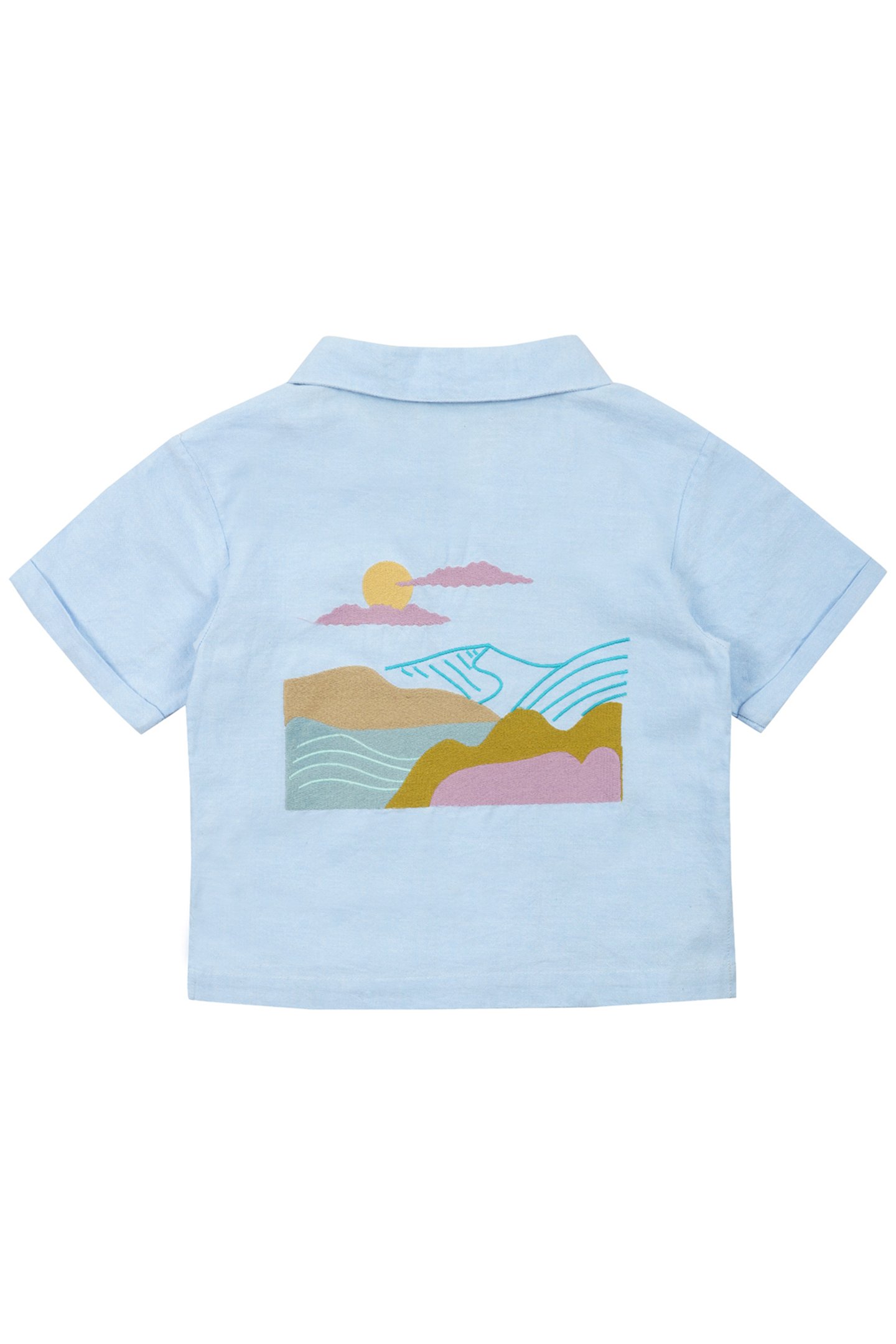 SHIRT LOV LIGHT BLUE 2