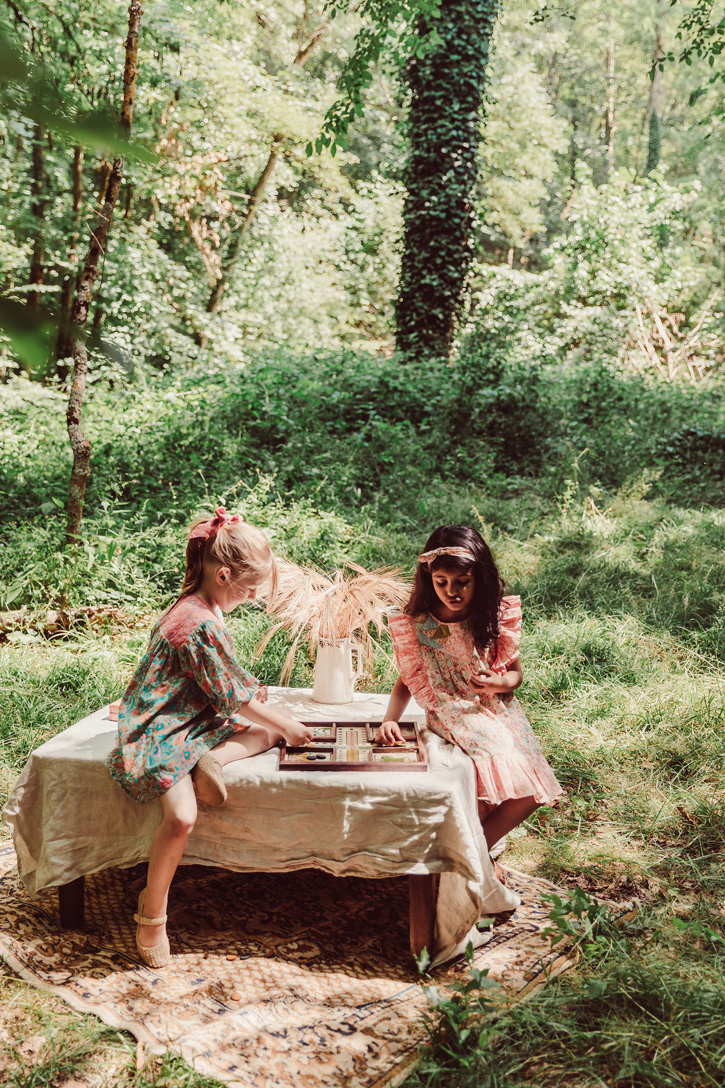 DRESS EUGENIE WATER R FLOWER-PINK 6