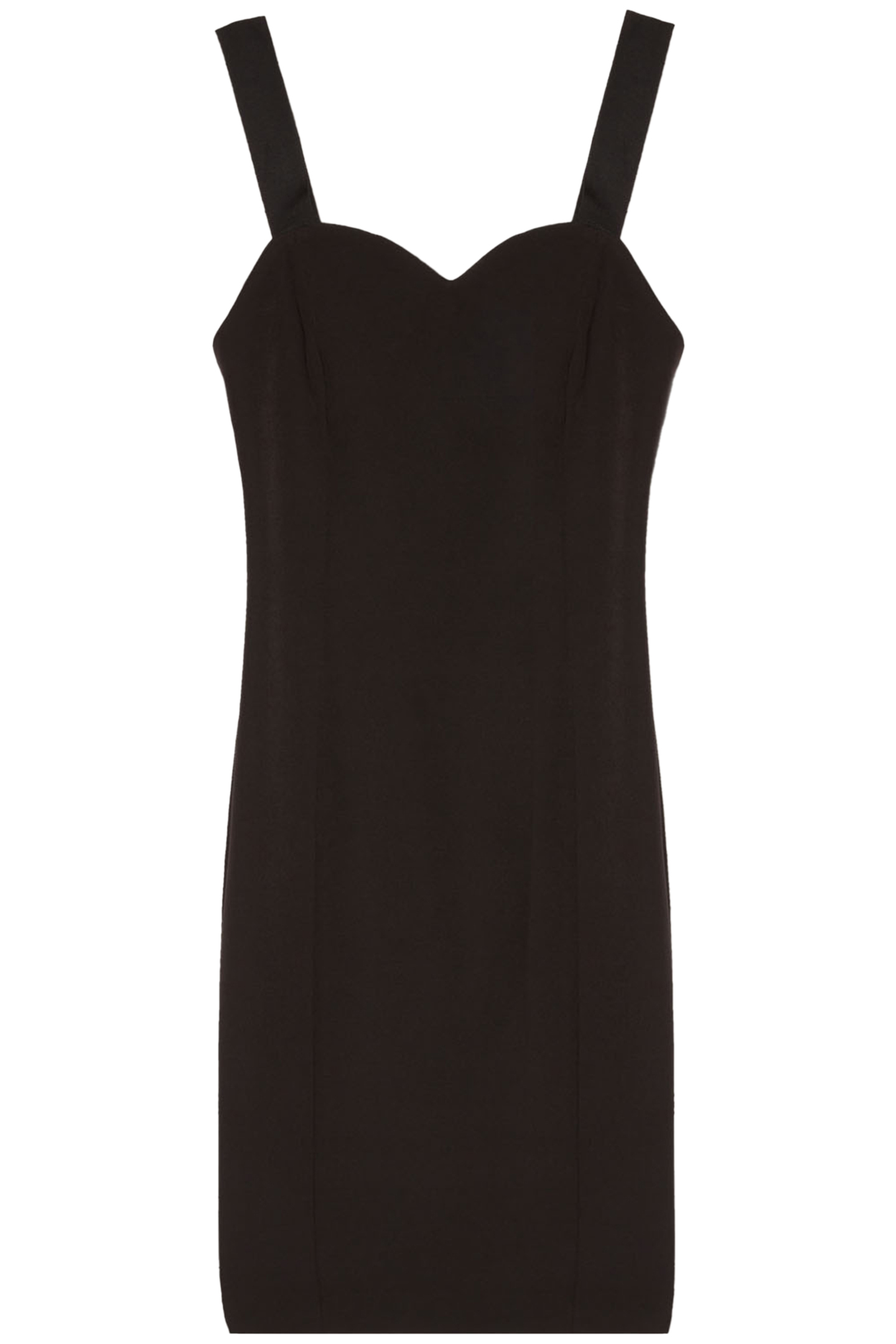 SHEATH DRESS WITH SWEETHEART NECKLINE BLACK 3