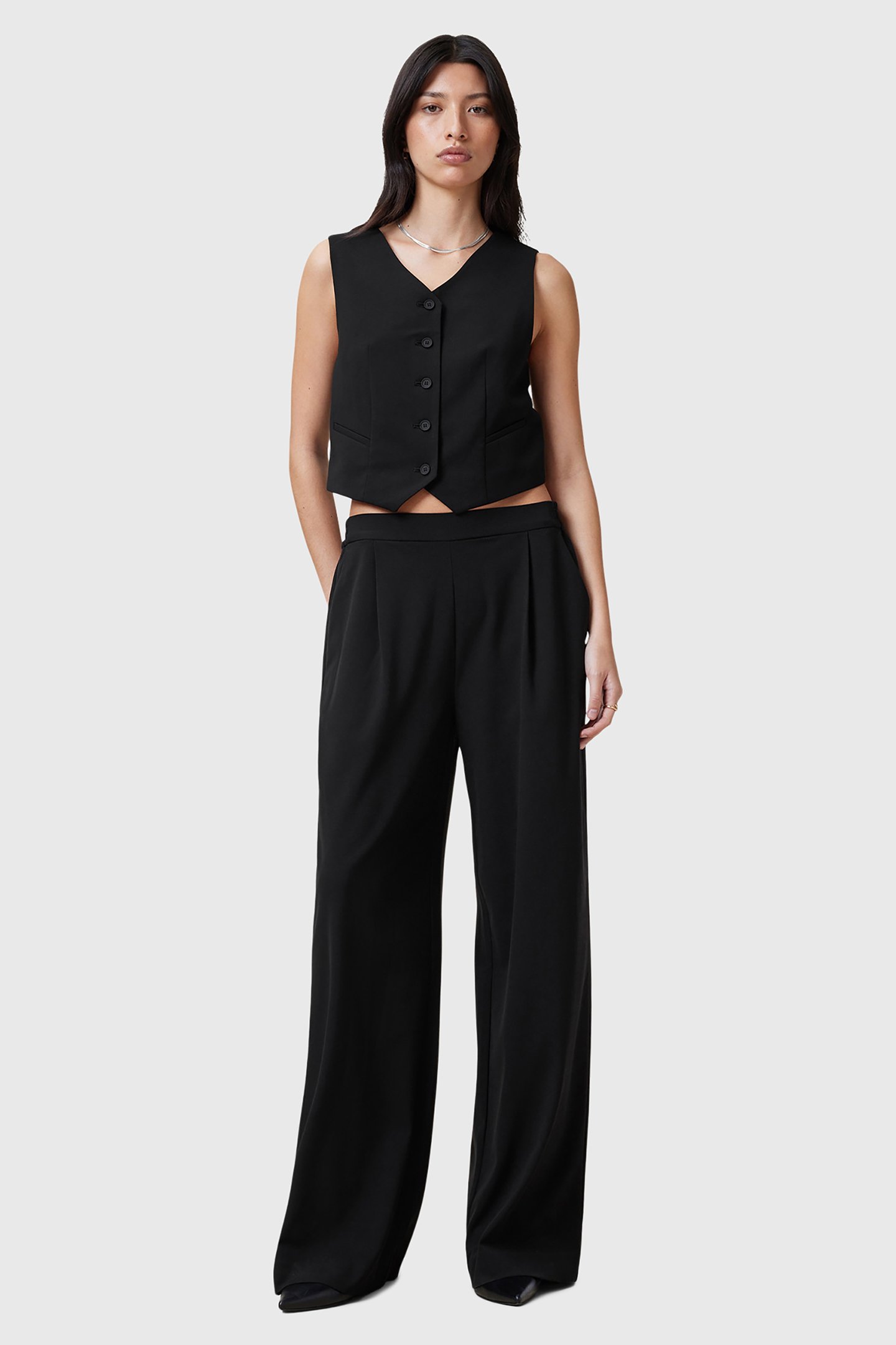 ALEIDA TRI WAISTCOAT BLACK 3