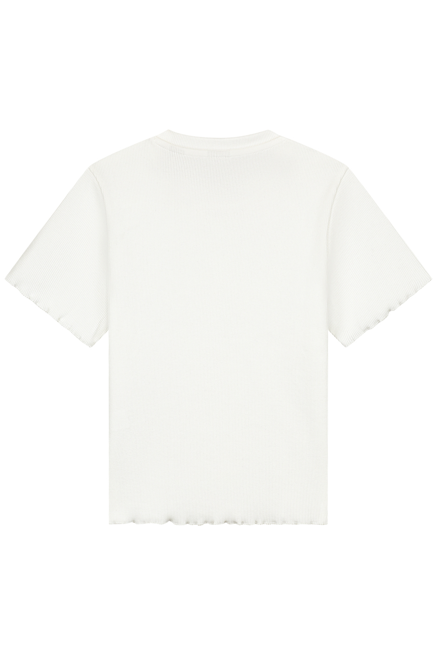 RIB T-SHIRT OFF WHITE 2