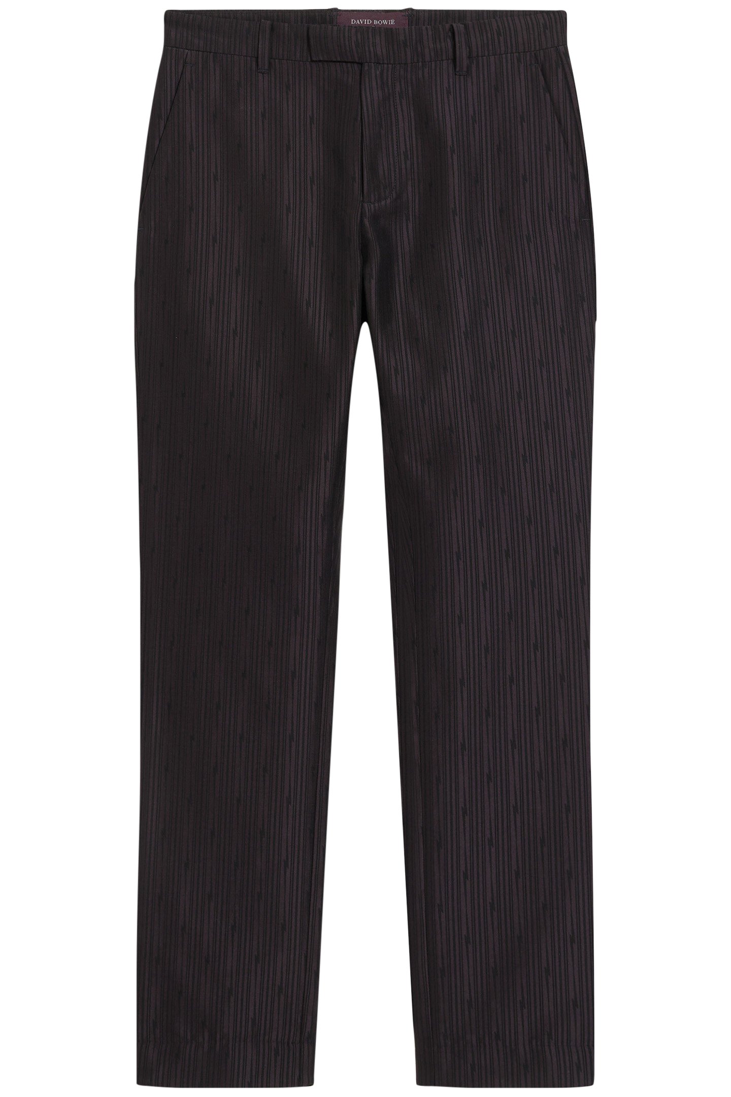 SLIM FIT PANTS WITH WELT PLUM 2