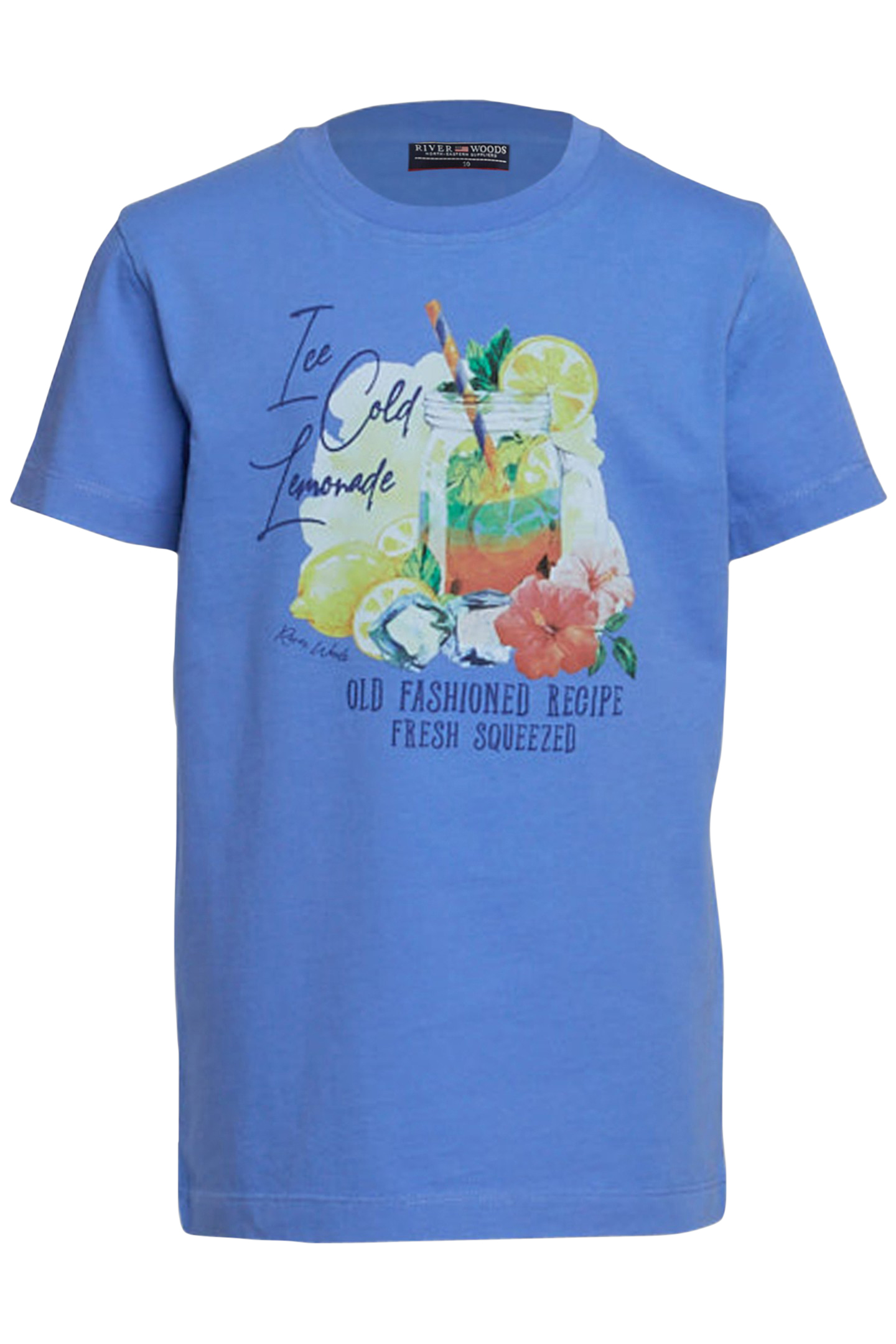 BASIC COTTON T-SHIRT AZURE 1