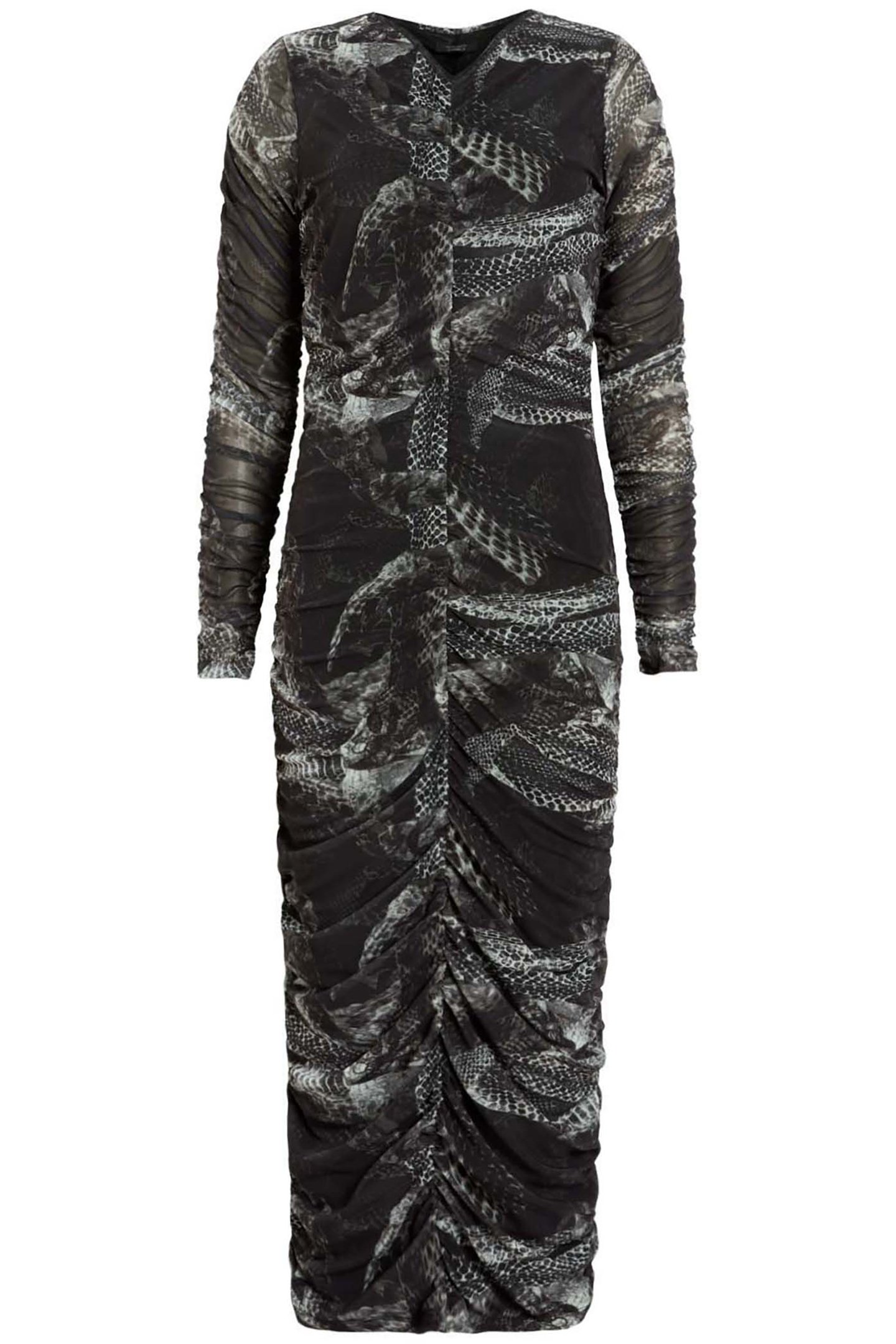 KEIKO MESH DRESS EVOLVE SLATE GREY 3