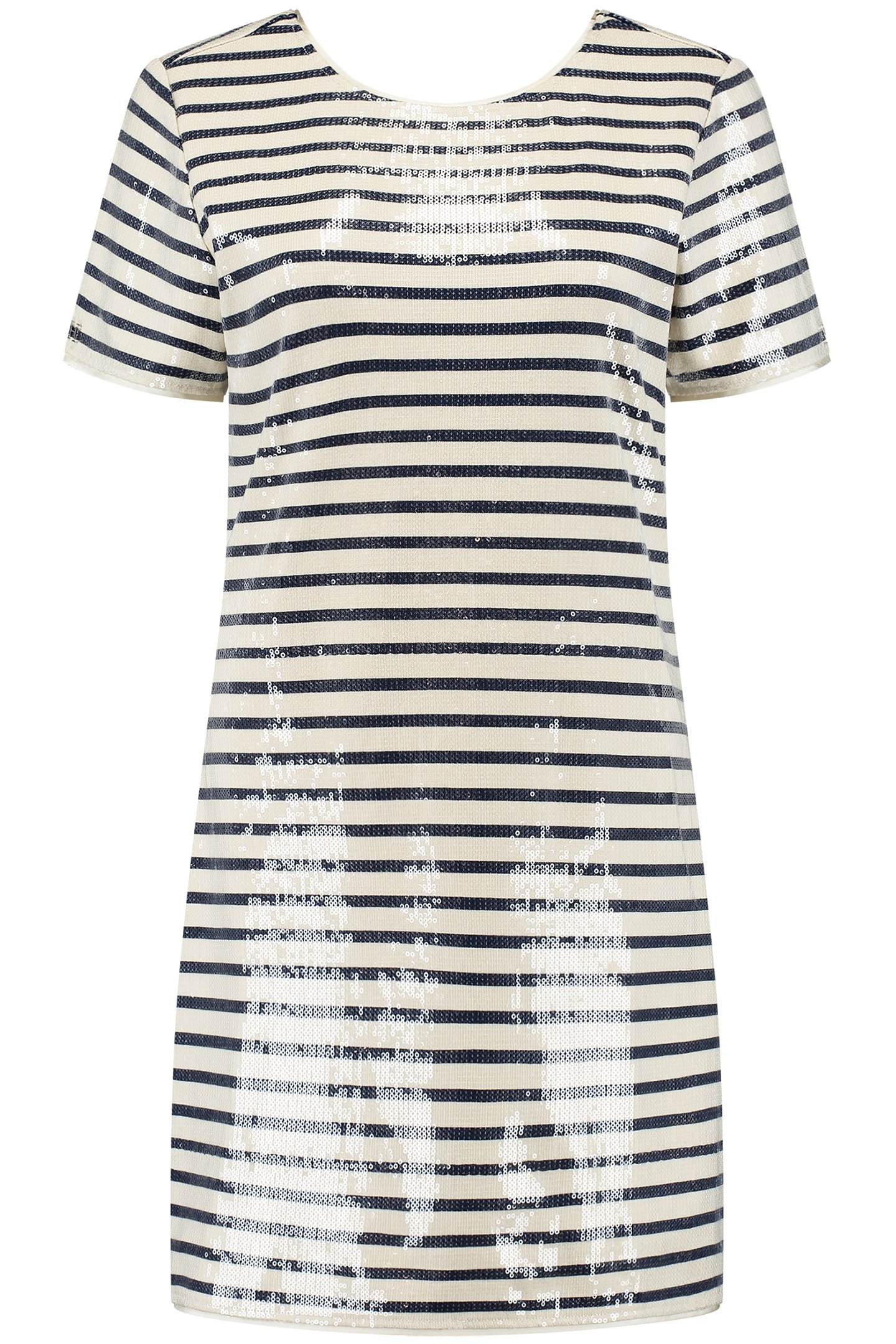 COLINE DRESS NAVY NIGHT/WHITE 2