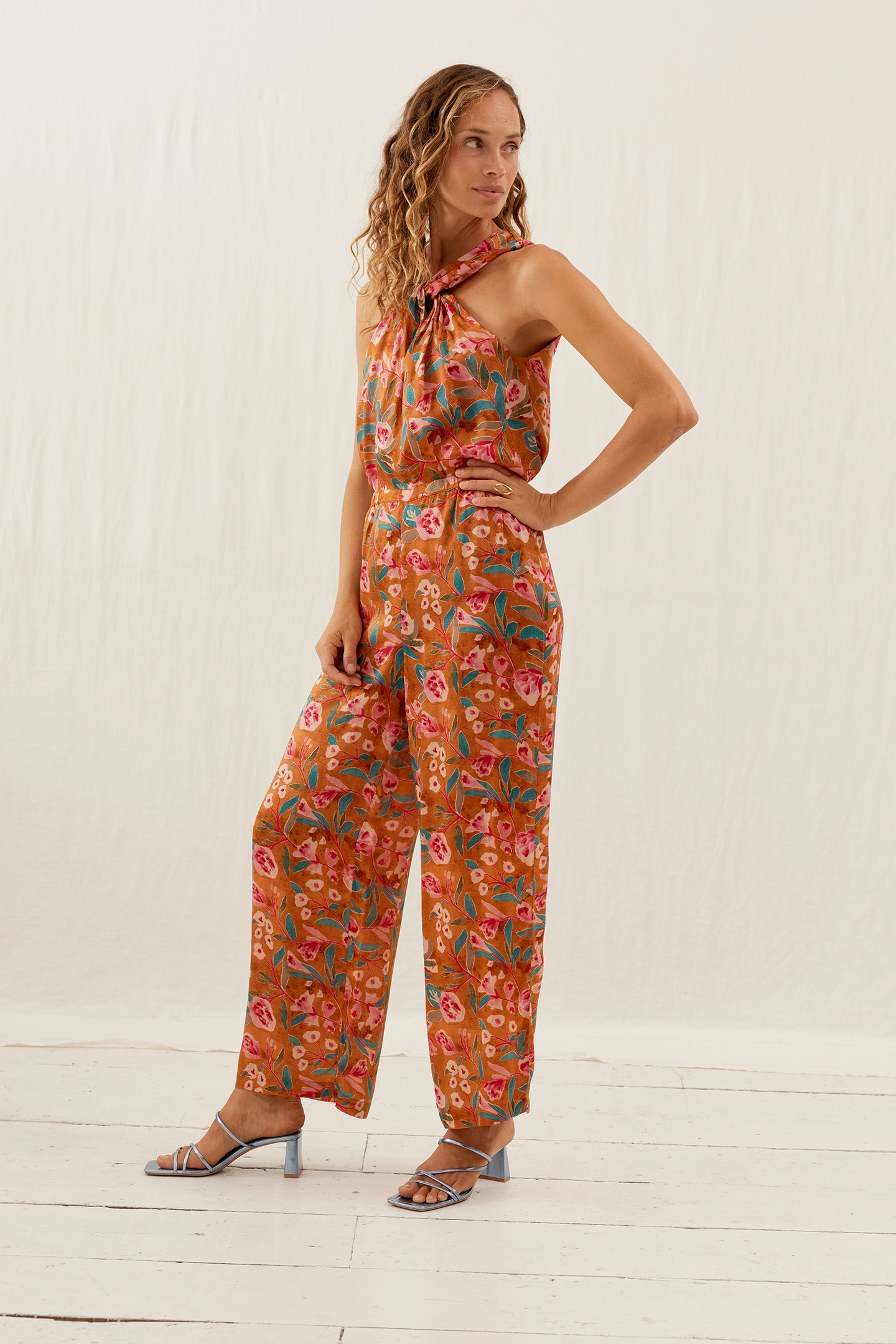 PANTS MELISSE CINNAMON POPPY BLOOM 2