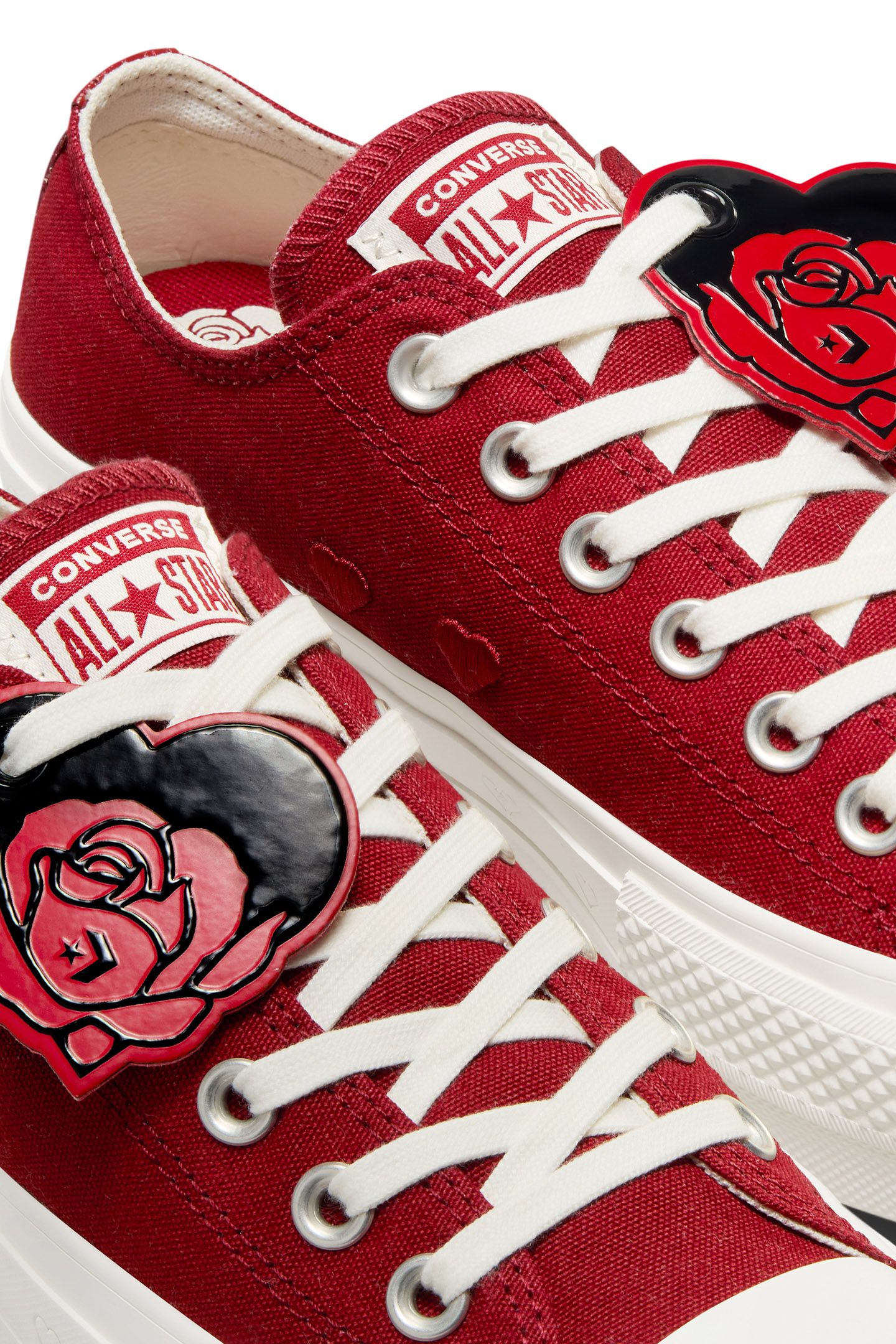 CHUCK TAYLOR ALL STAR LIFT PLATFORM HEARTS PARK RED/VINTAGE  6